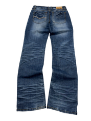 Crazy washed Straight Jeans (S)