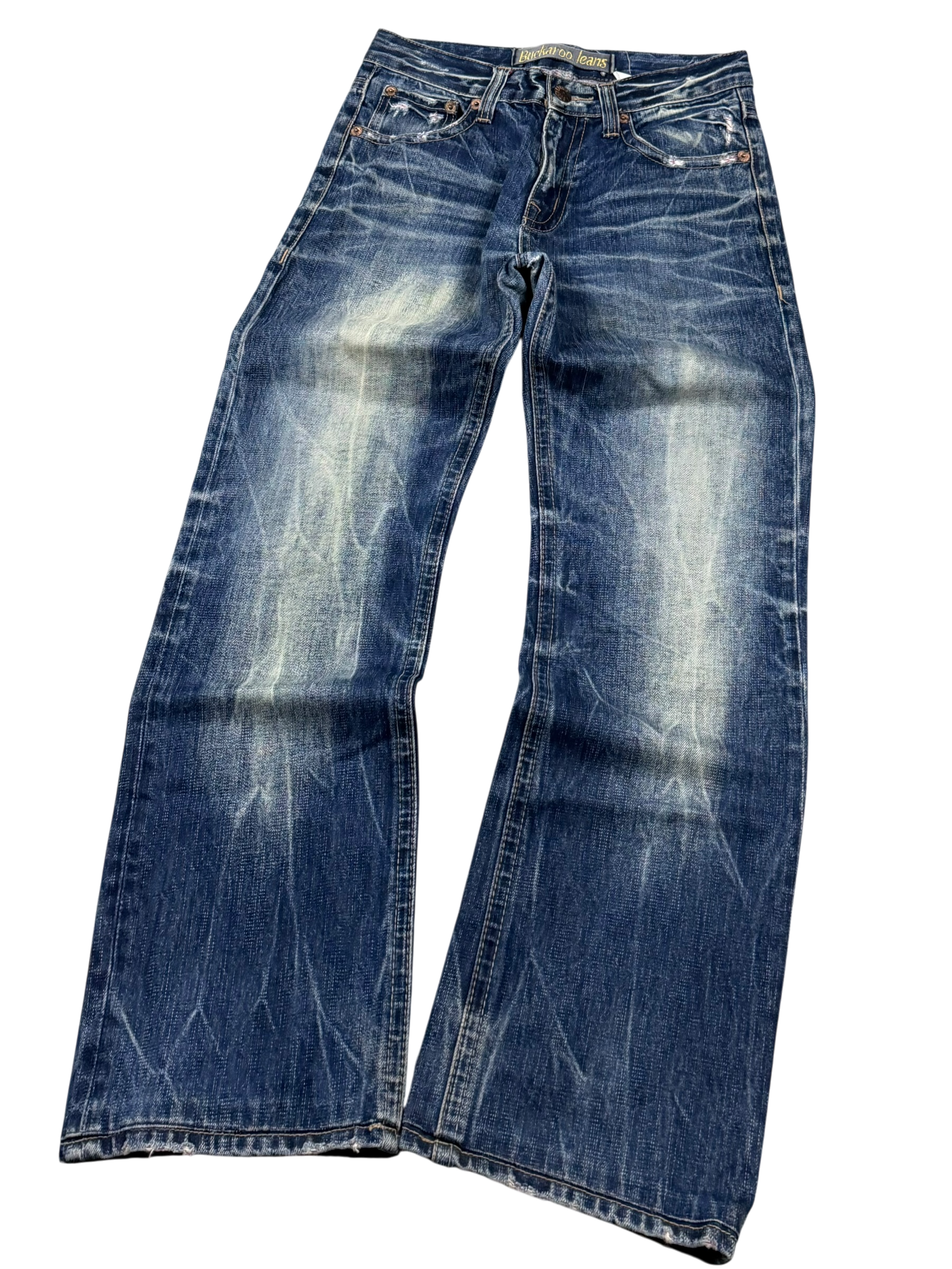 Washed Straightfit Jeans (XS)