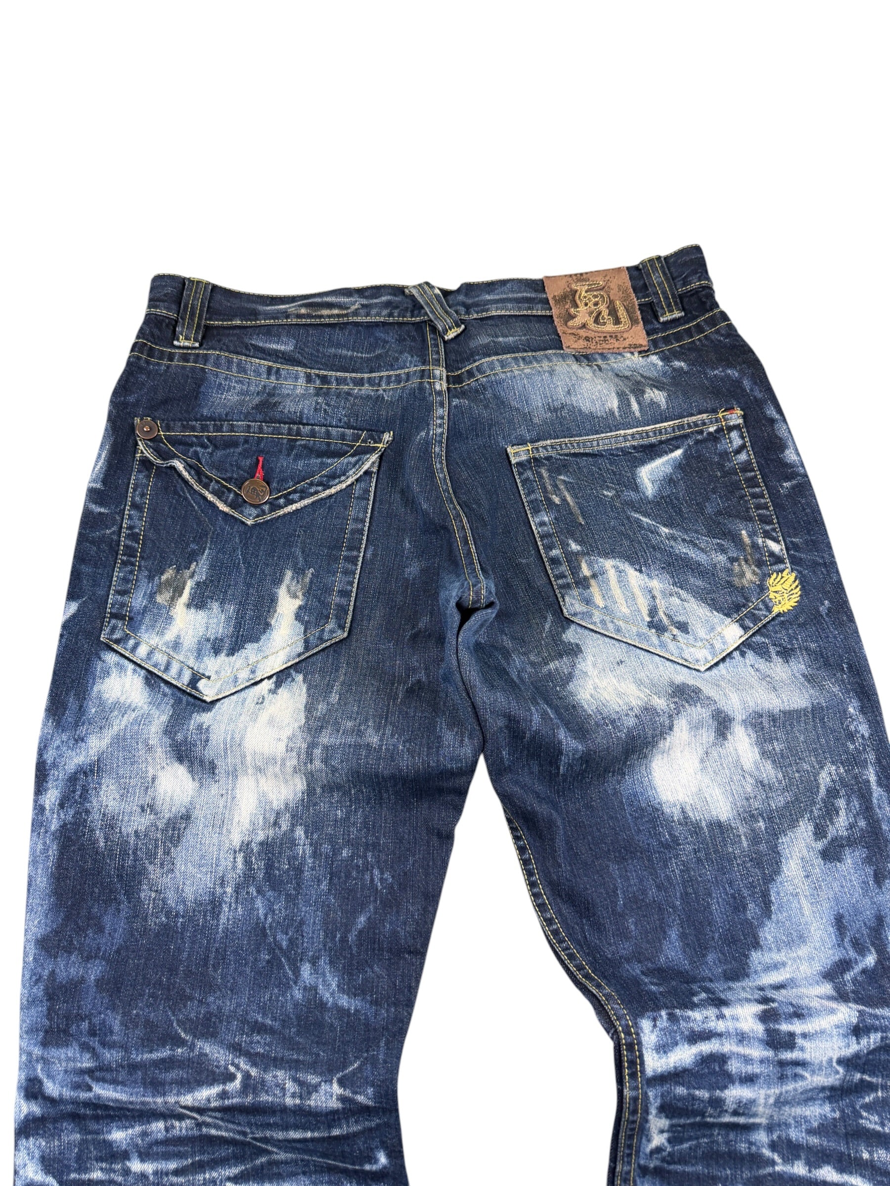 Ultra washed Straight Jeans (L)