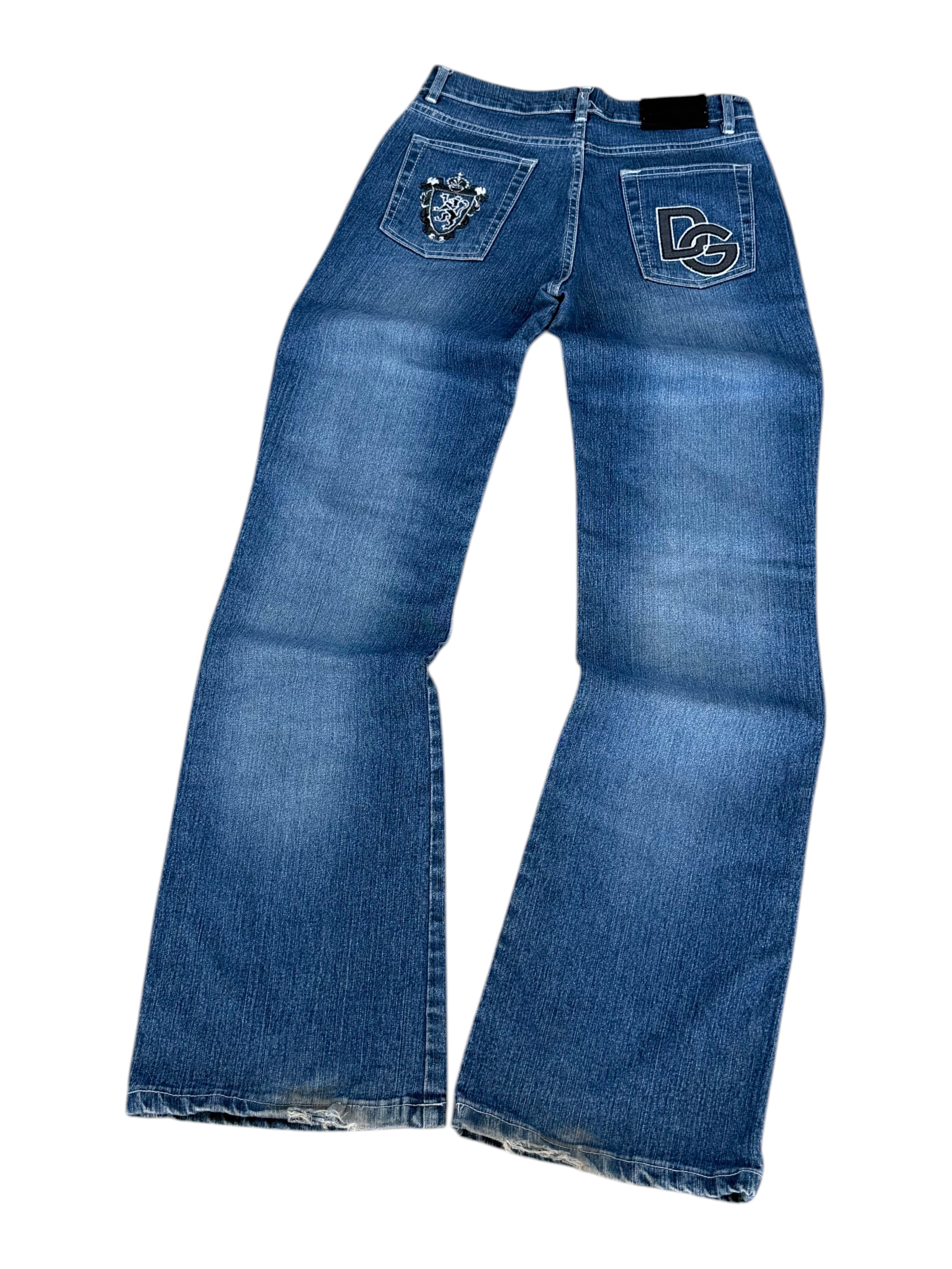 Dolce Gabbana Big Logo Bootcut Jeans (XS-S)