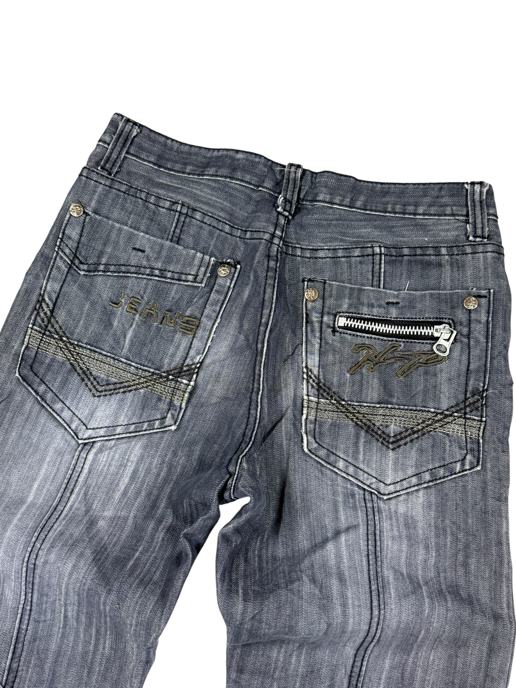 Washed Straightfit Jeans (XS)