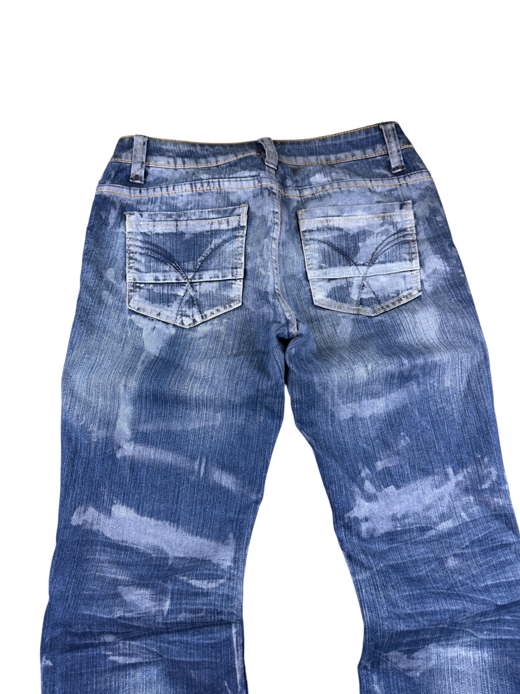 Crazy washed Bootcut Jeans (XS)