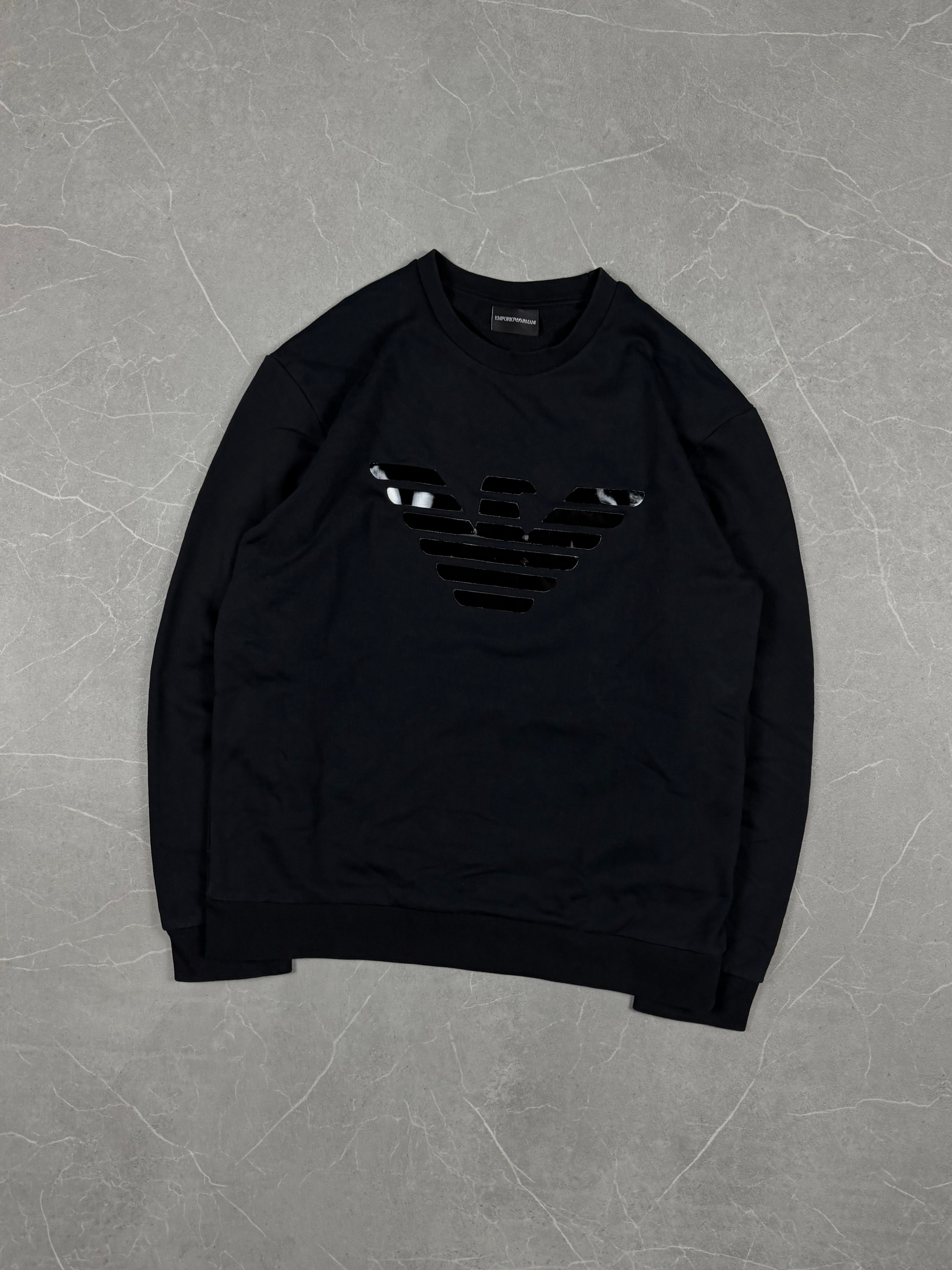Armani Glossy Logo Sweater (M)