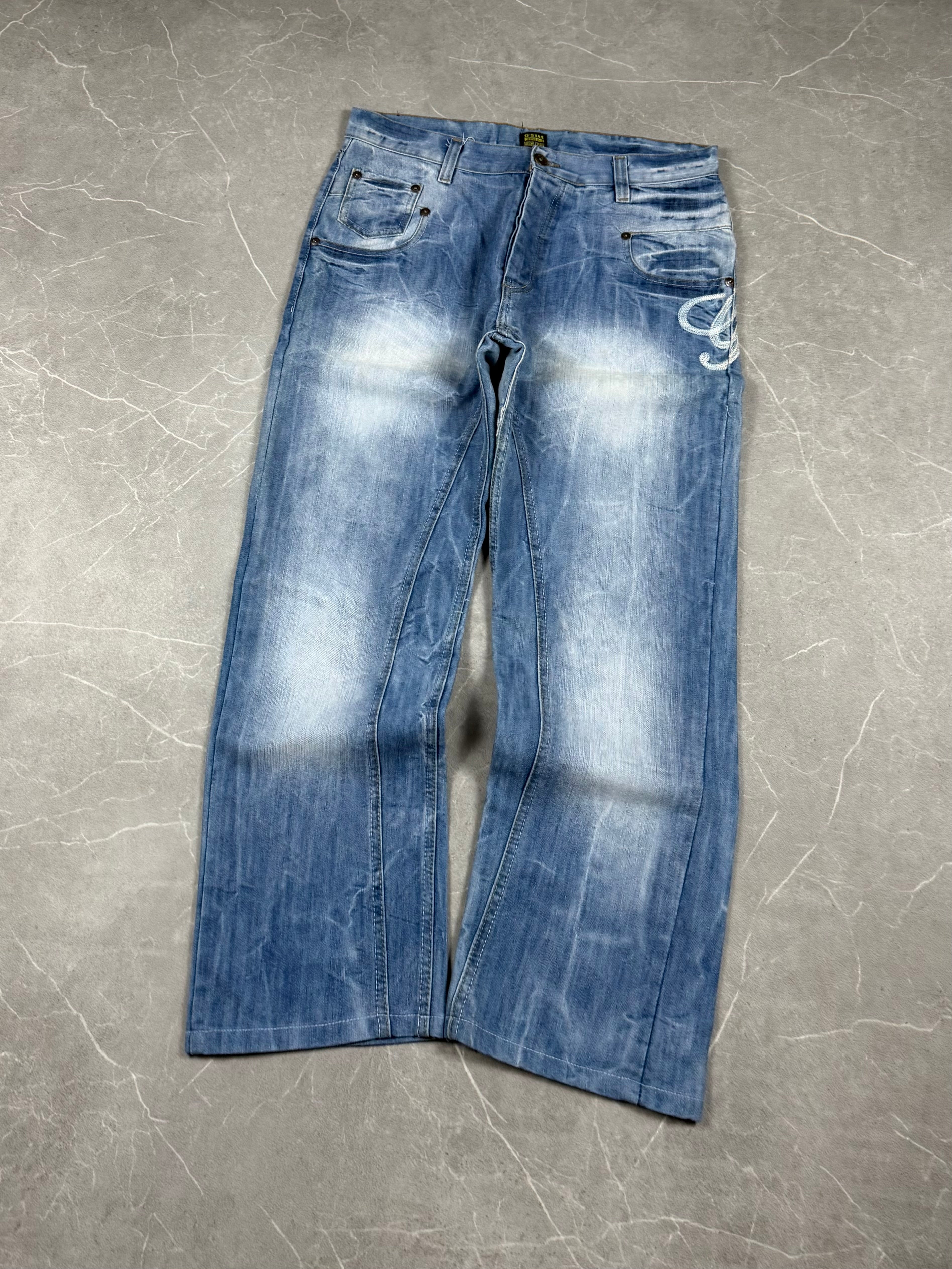 Gstar Logo washed Baggy Jeans (S-M)