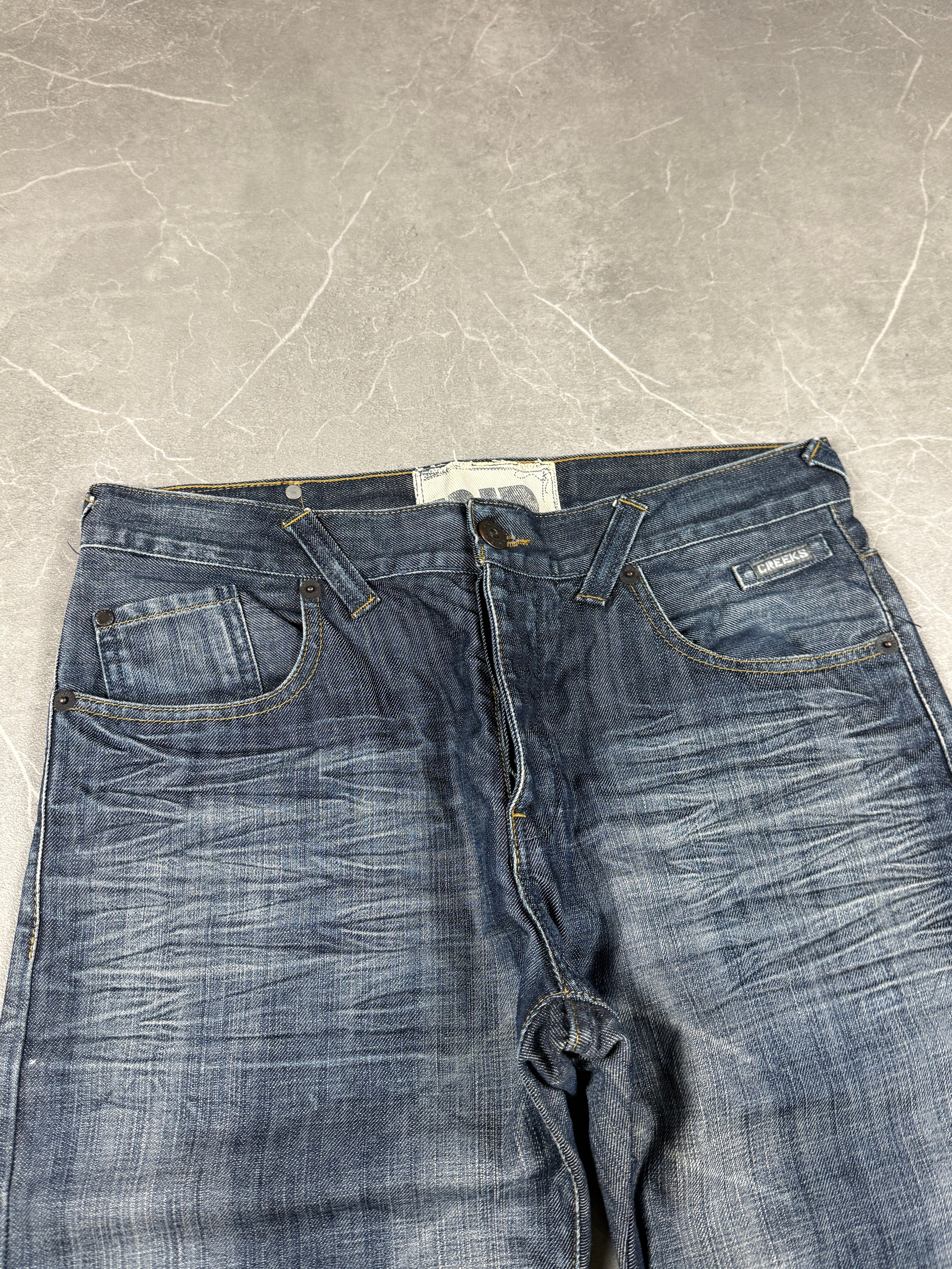 Vintage washed jeans (M)