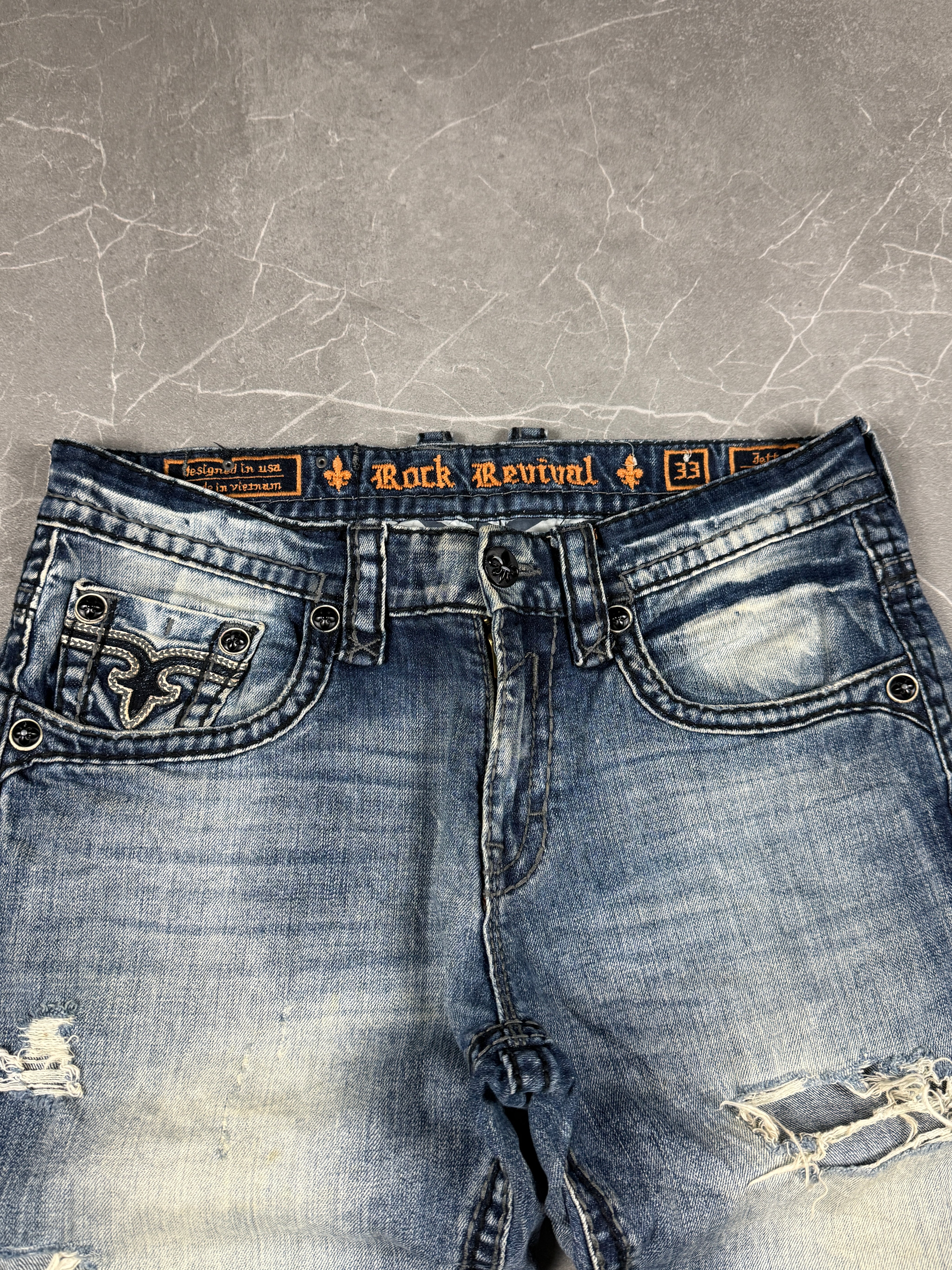 Rock Revival washed jeans (S)