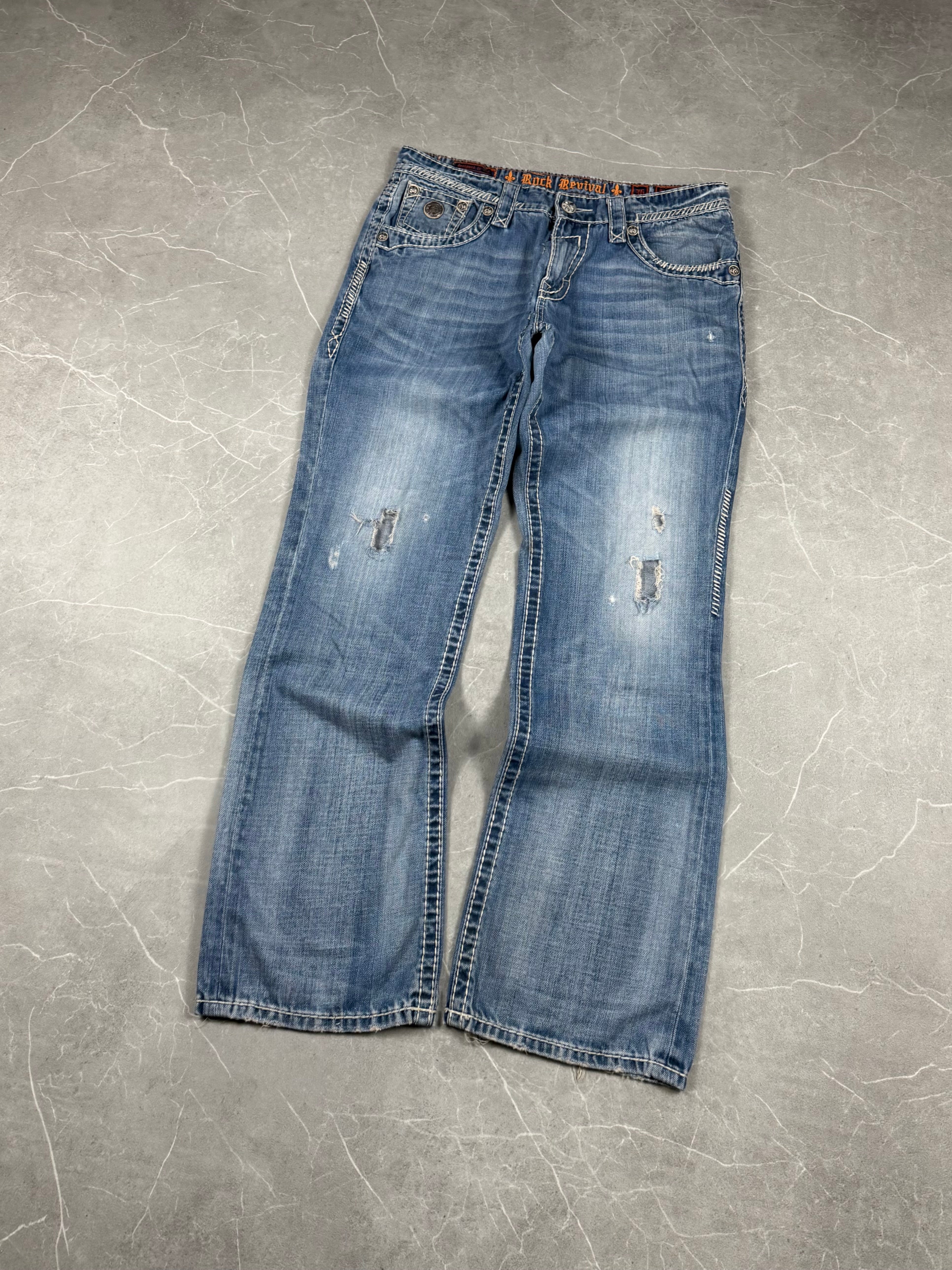 Rock Revival washed Bootcut Jeans (L-XL)