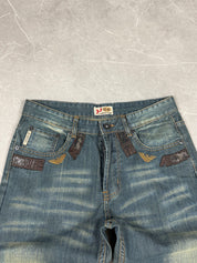 Vintage Armani Big Logo Jeans (S-M)