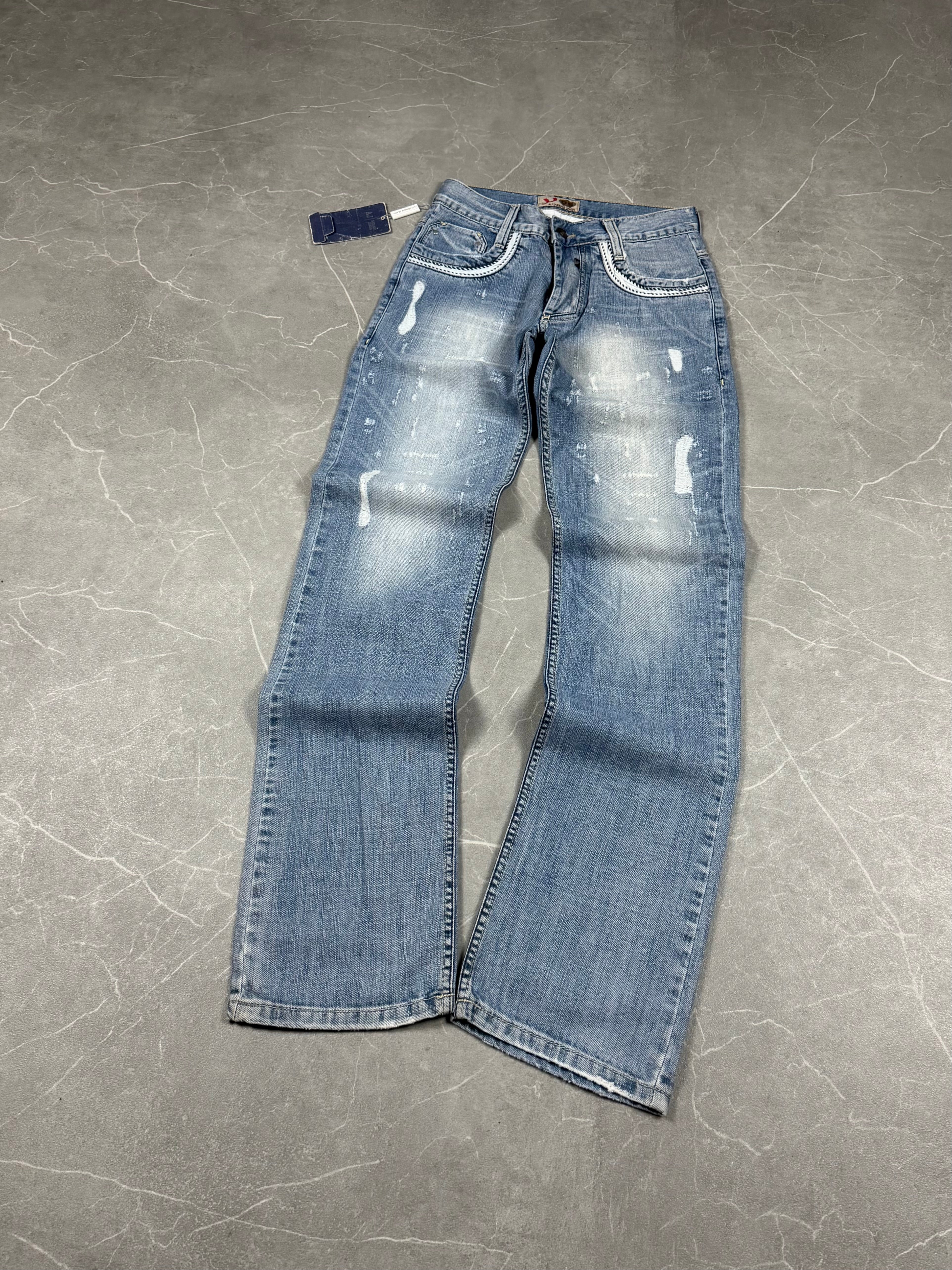 Armani washed Big Logo Jeans (XS)
