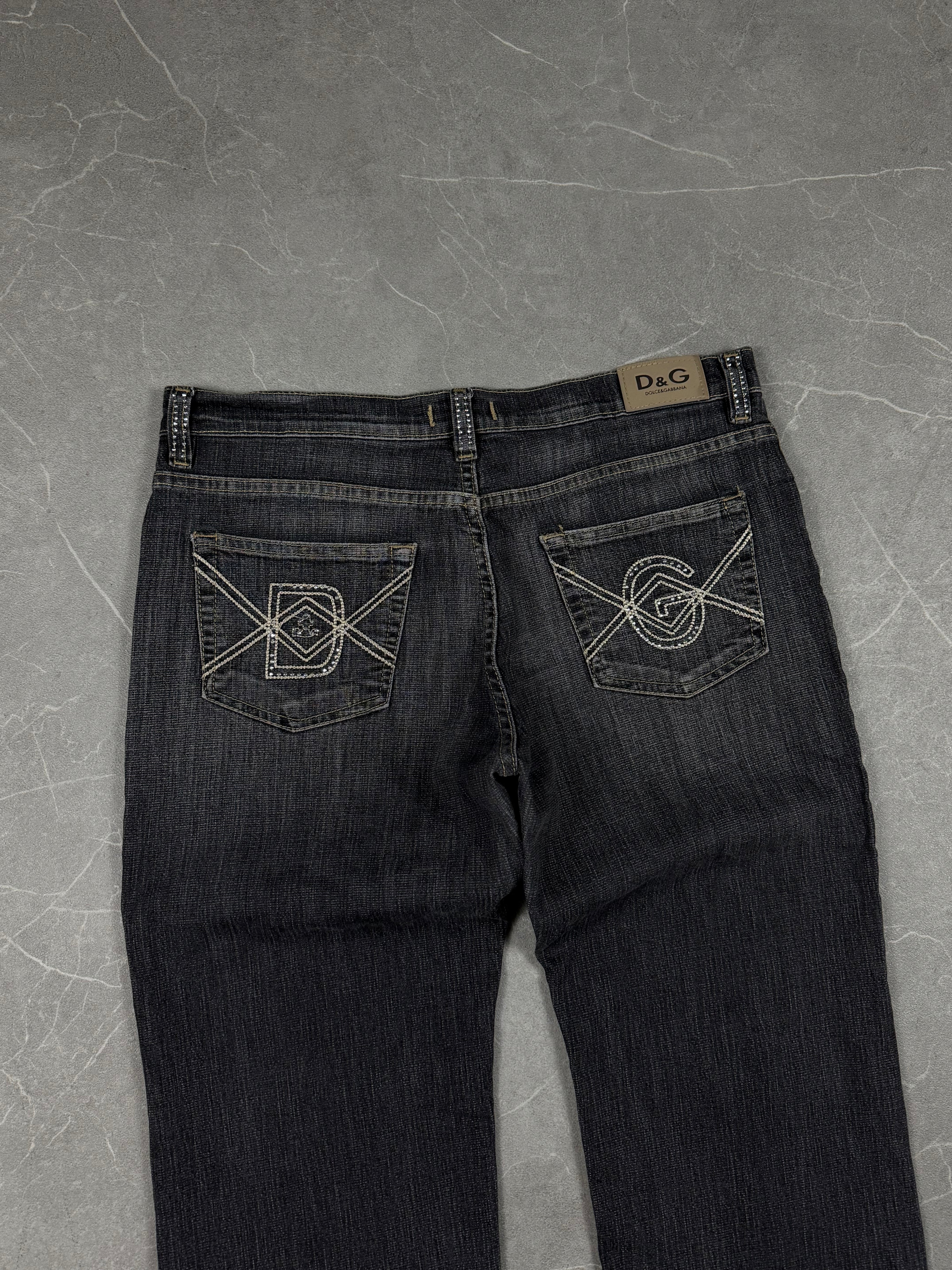 Dolce Gabbana Big Logo Straight Jeans (XS-S)