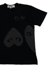 Comme des Garçons Play "Big Three Hearts" T-shirt (S)