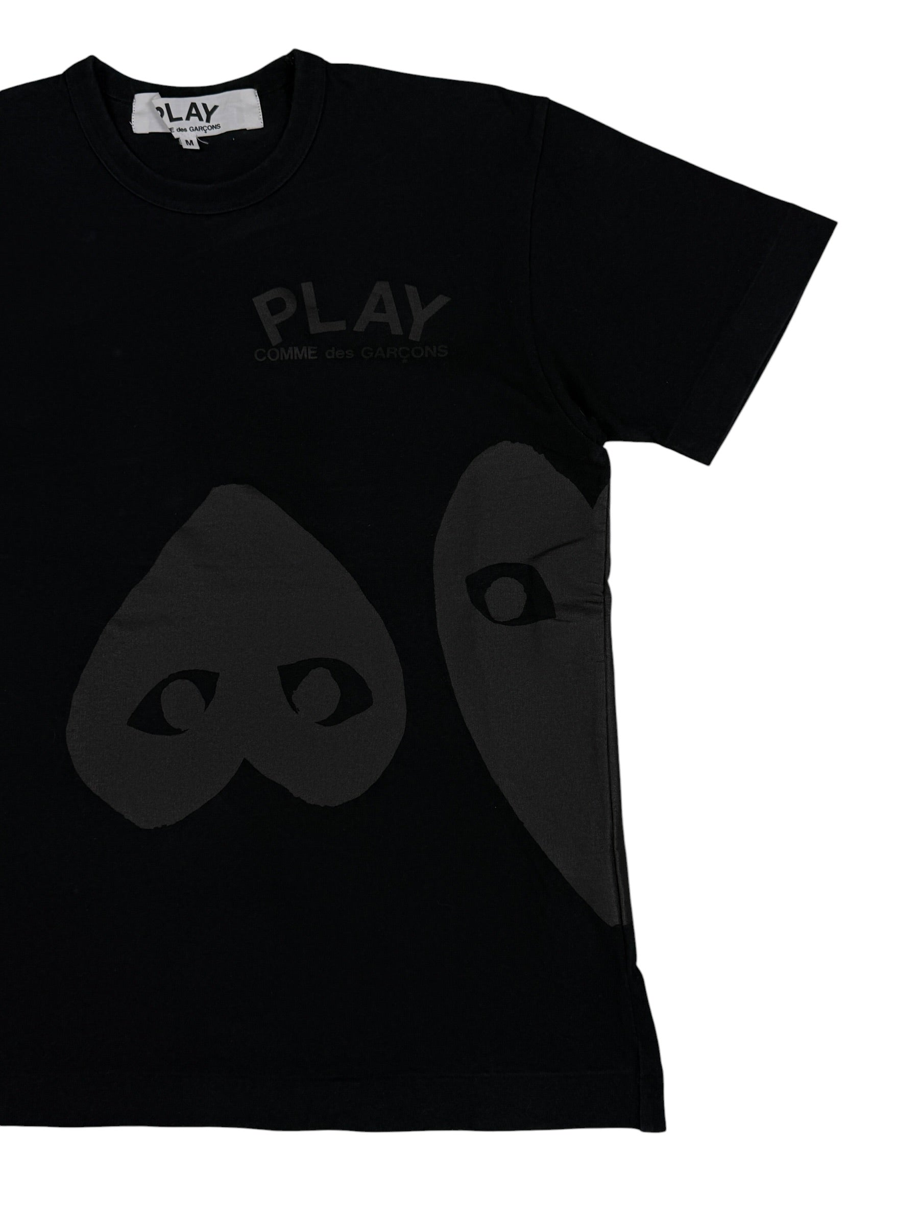 Comme des Garçons Play "Big Three Hearts" T-shirt (S)