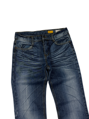 Crazy washed Straight Jeans (S)