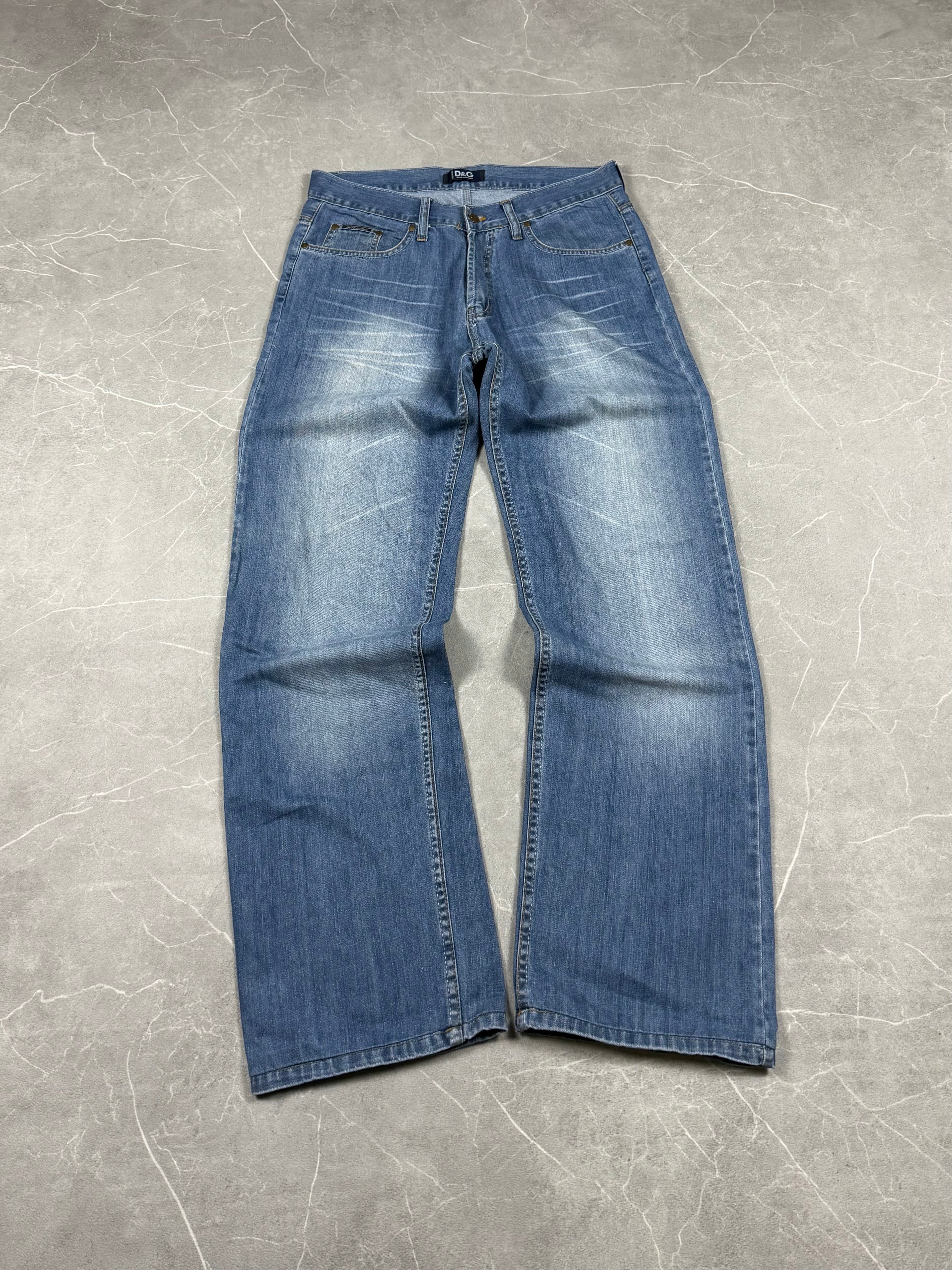 Vintage Dolce Gabbana Big Logo Baggy Jeans (M)