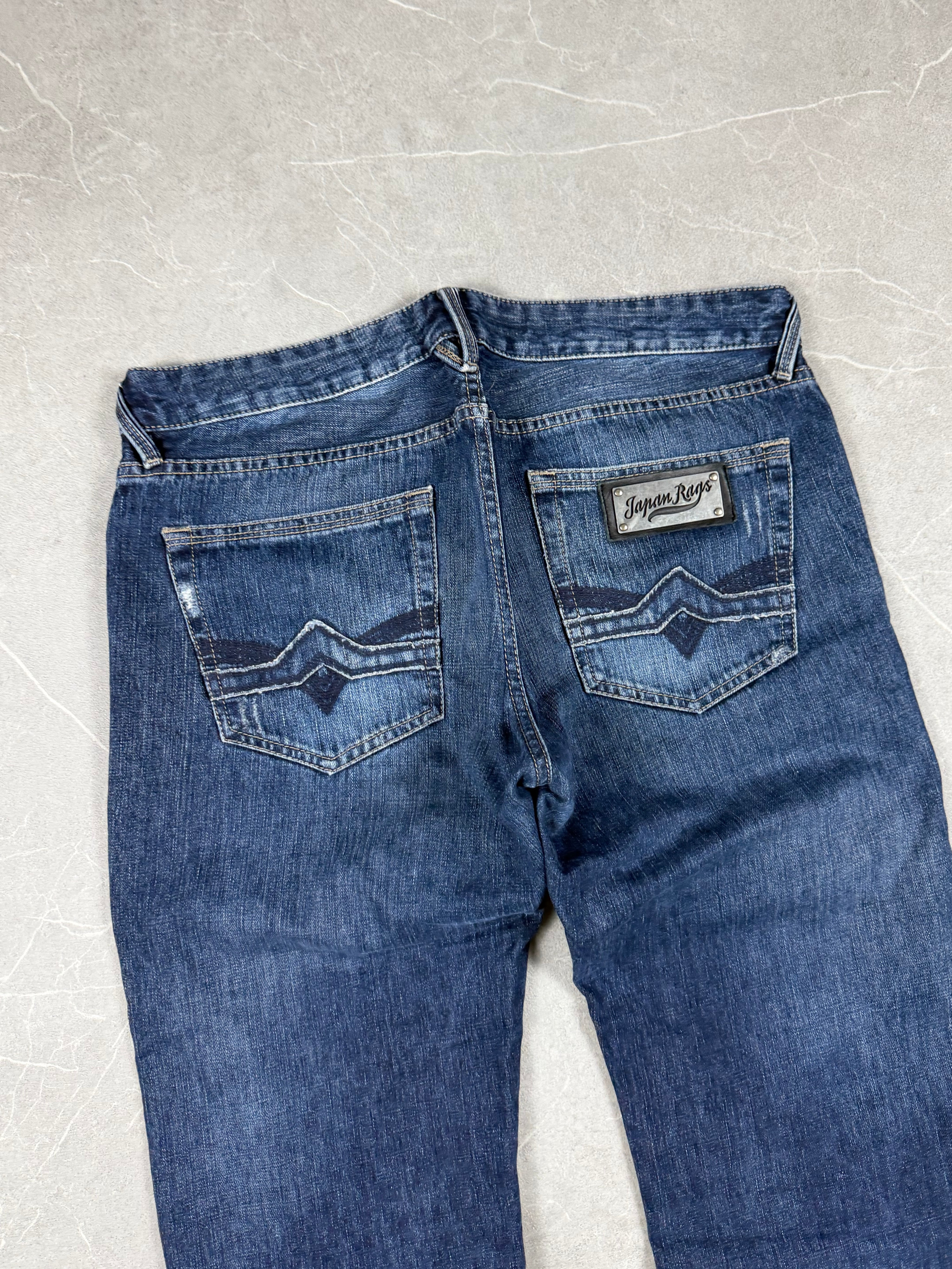 Vintage Japan Rags Straight Jeans (M)