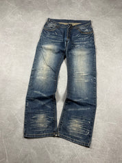 Vintage washed Bootcut Jeans (XL)