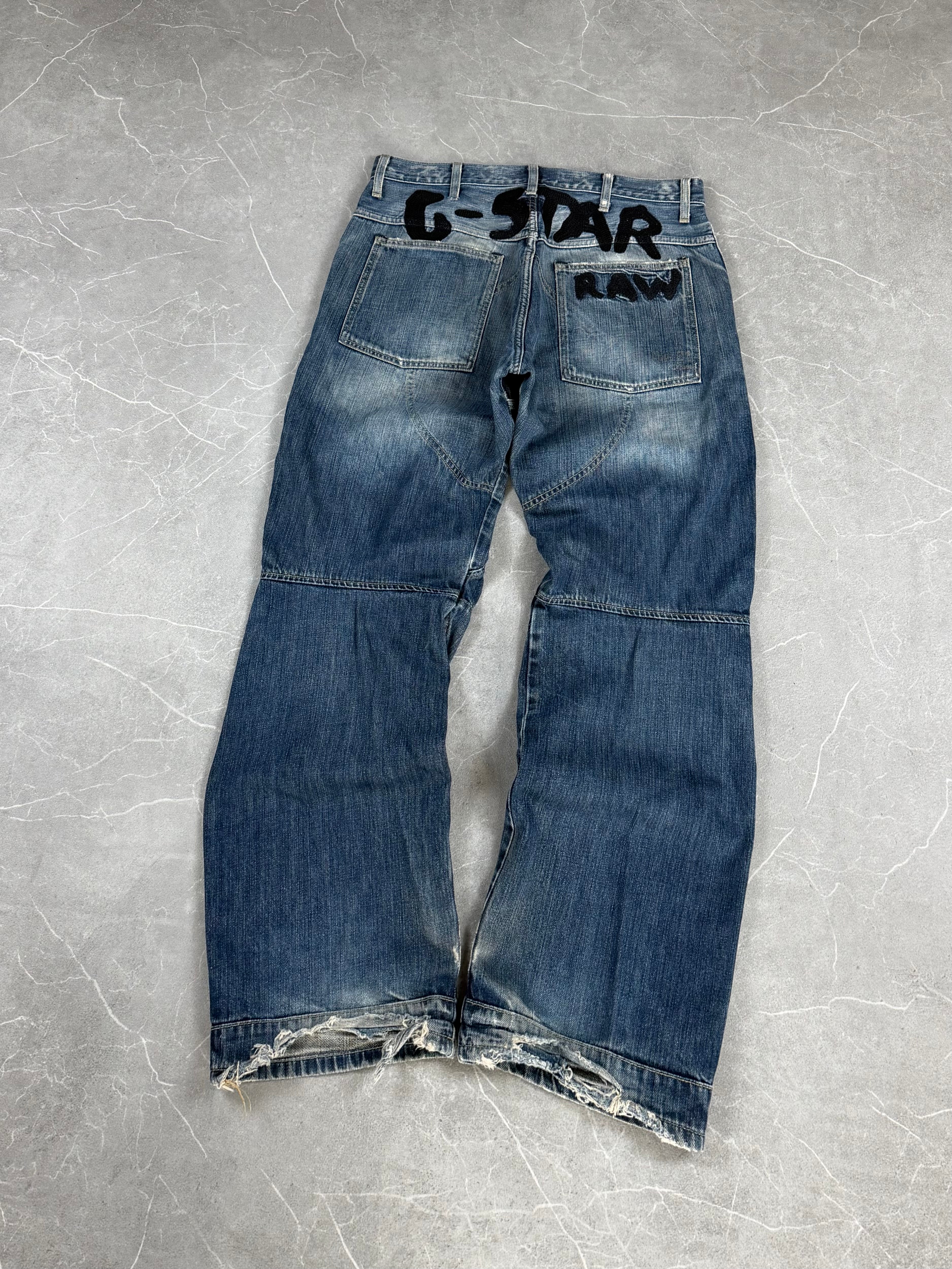 Gstar vintage elwood Bootcut Big Logo Jeans (S)