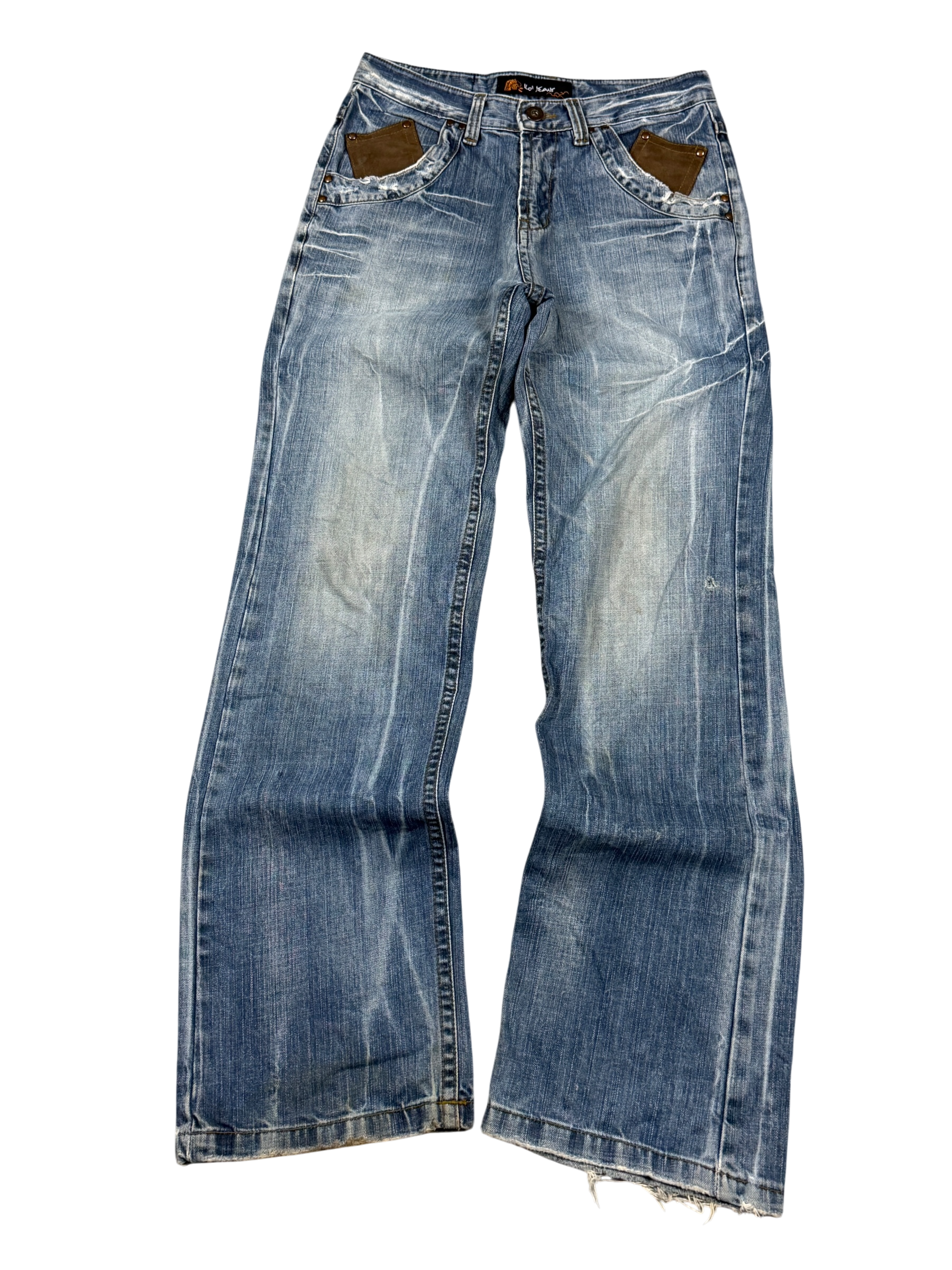 Crazy washed Bootcut Jeans (S-M)