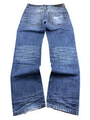 Crazy washed Straight Jeans (L)