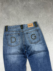 Dolce Gabbana Big Logo Jeans (S)