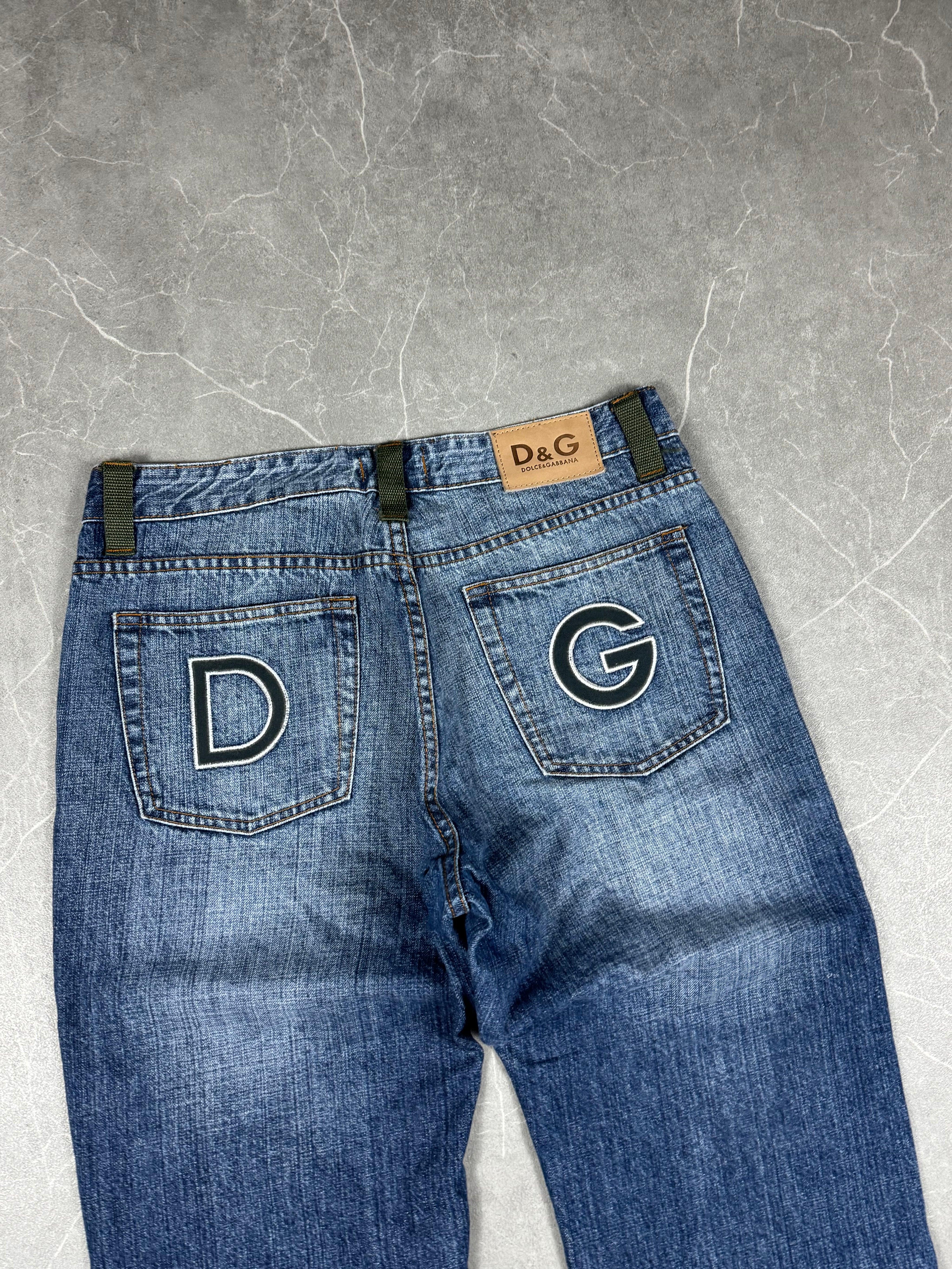 Dolce Gabbana Big Logo Jeans (S)