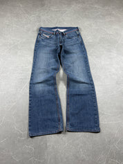Vintage Washed Bootcut Jeans (S)