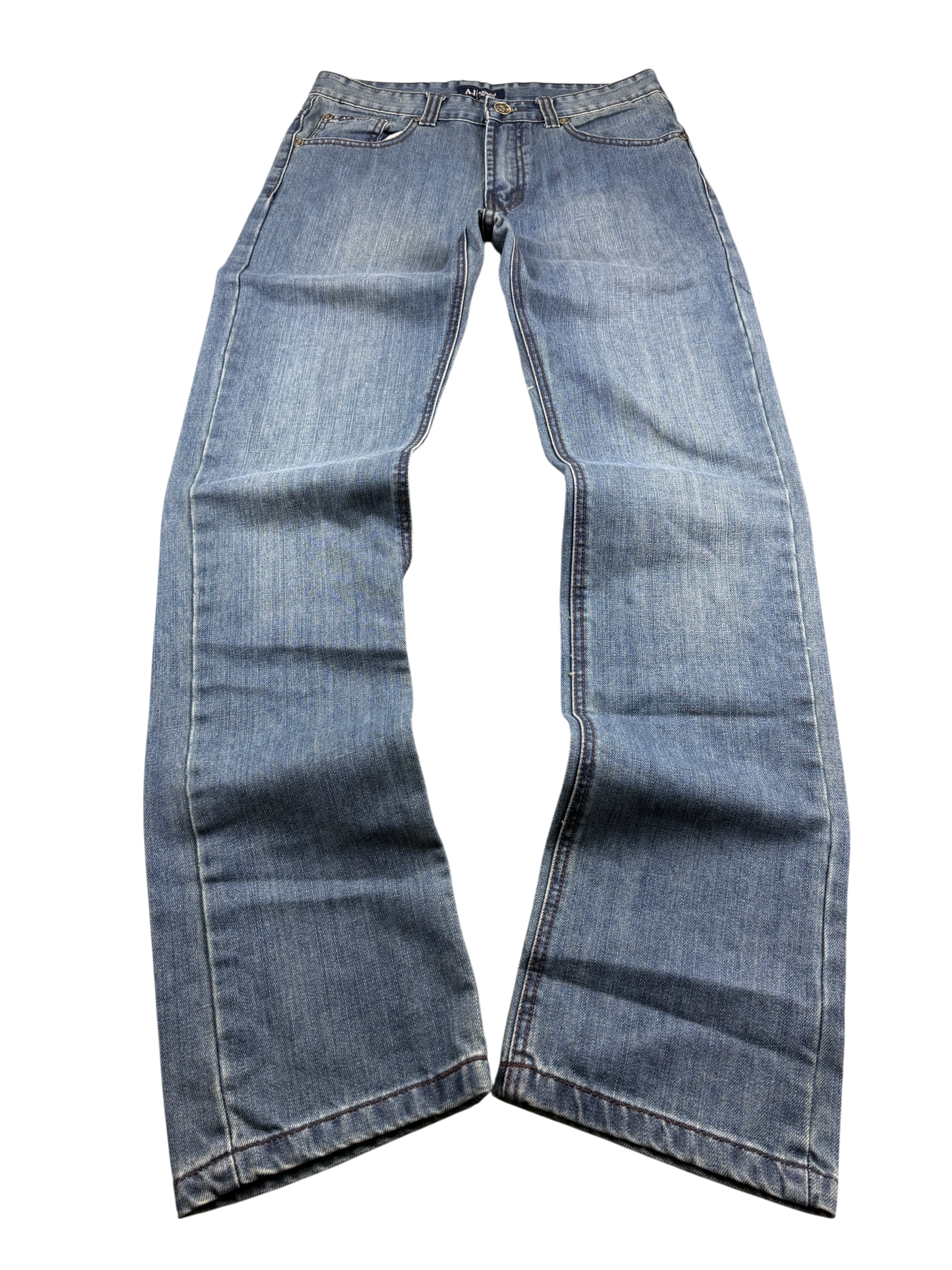 Armani vintage Big Logo Straight Jeans (S)
