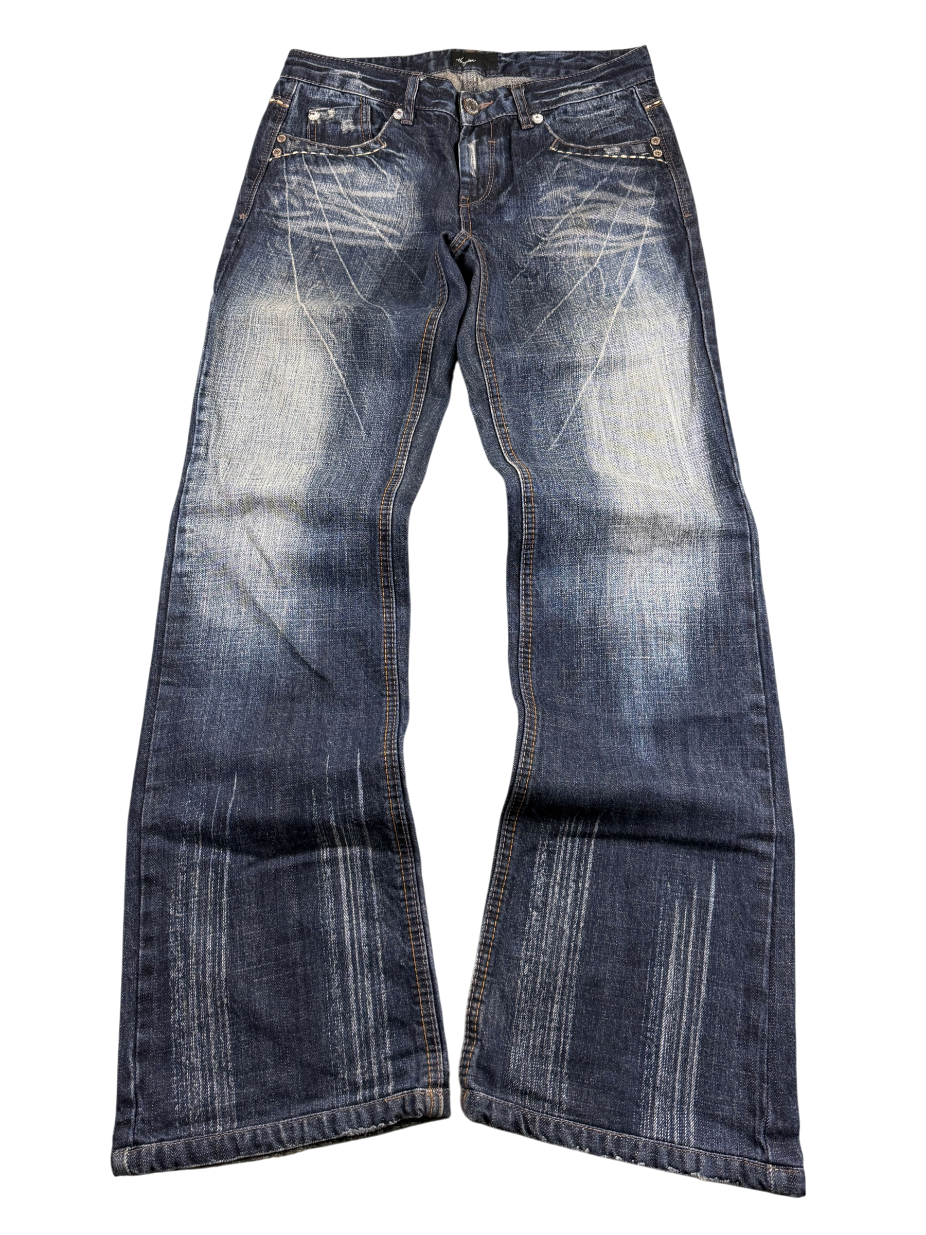Crazy washed Bootcut Jeans (XS)