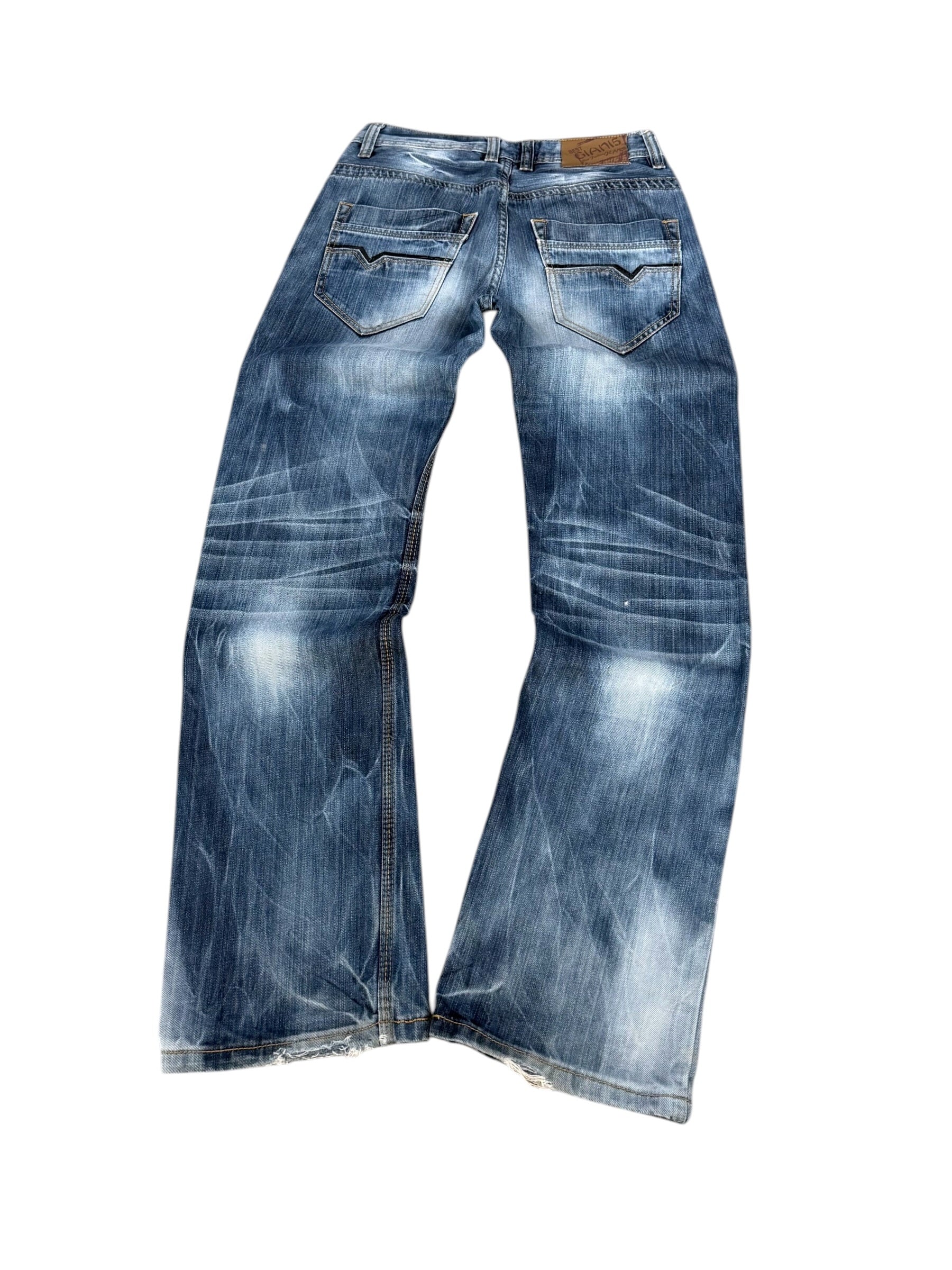 Vintage washed Straight-Fit Jeans (S-M)