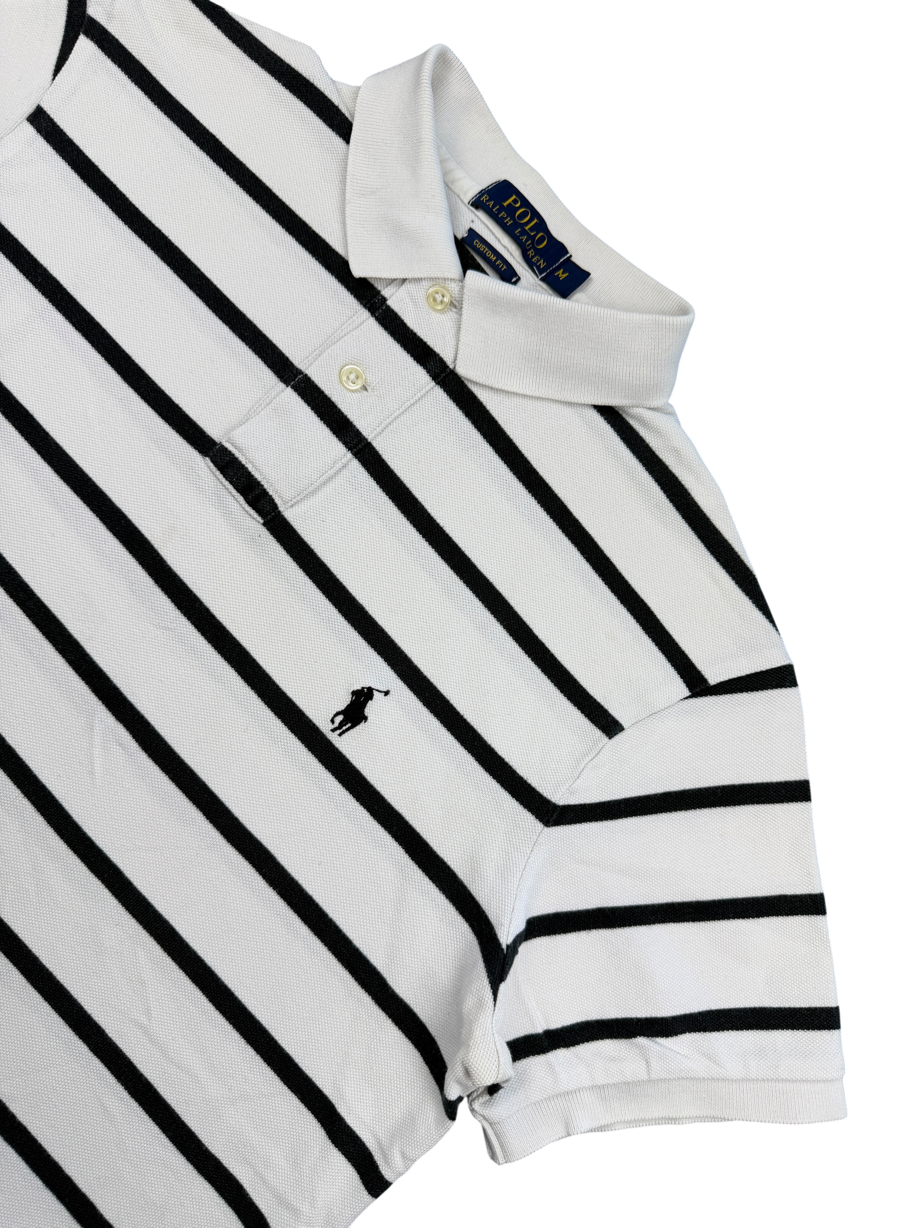 Ralph Lauren small Pony striped Slimfit Poloshirt (M)