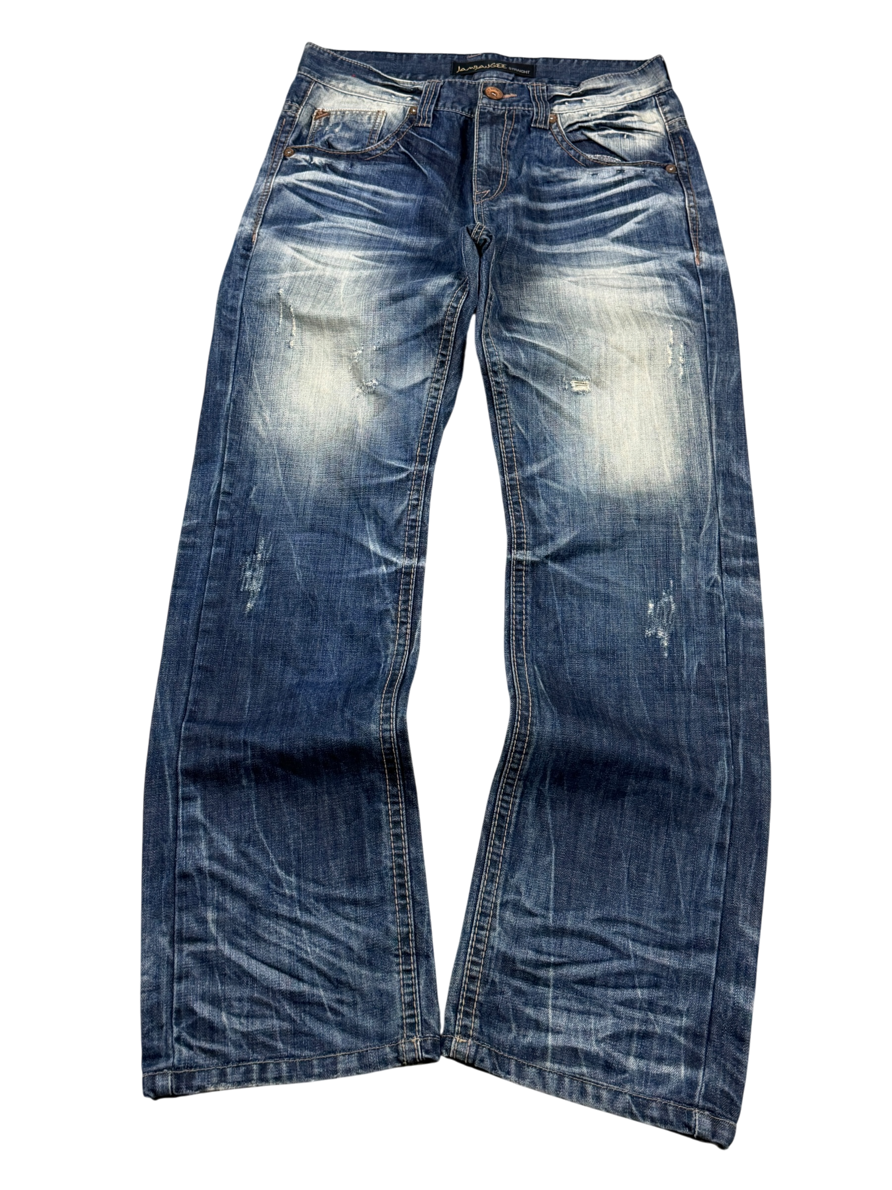 Ultra Washed Bootcut Jeans (S-M)
