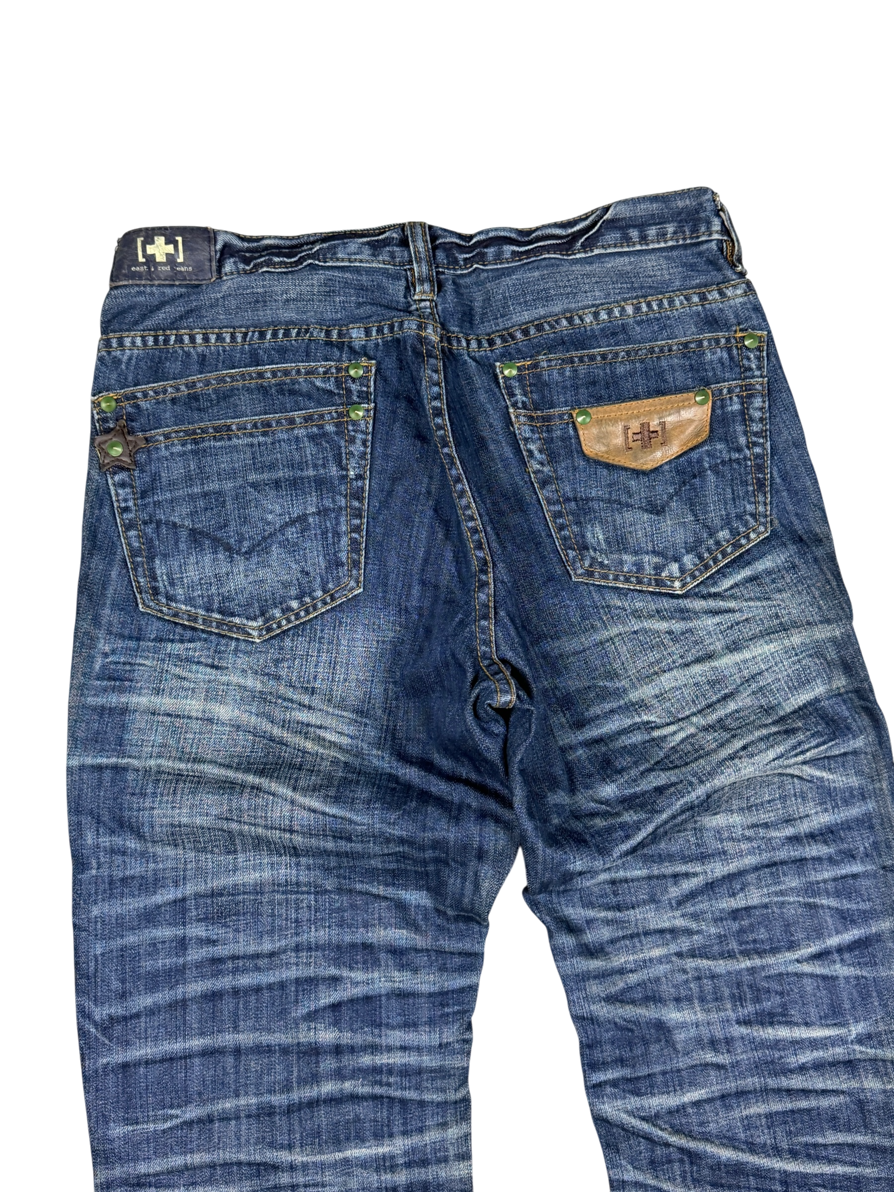 Crazy washed Bootcut Jeans (M)