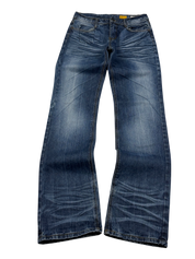 Crazy washed Straight Jeans (S)