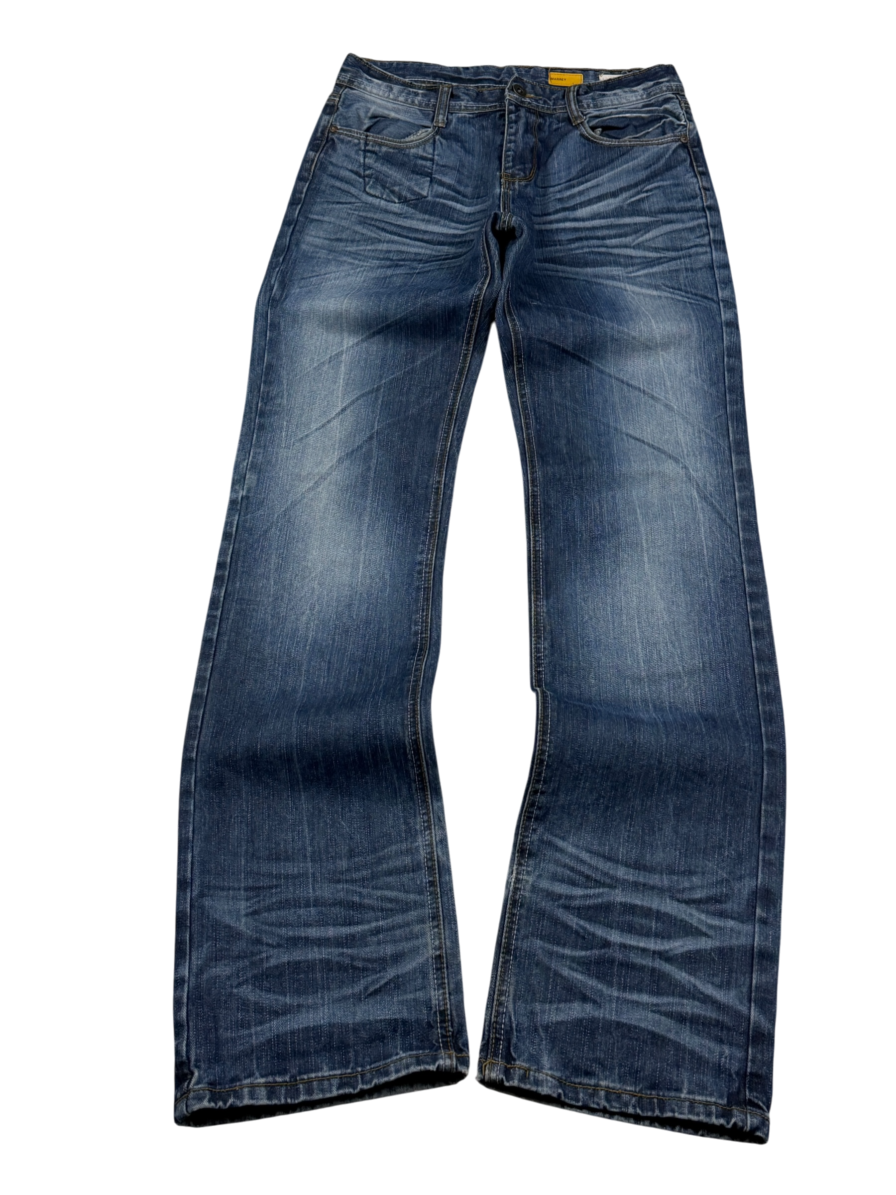 Crazy washed Straight Jeans (S)