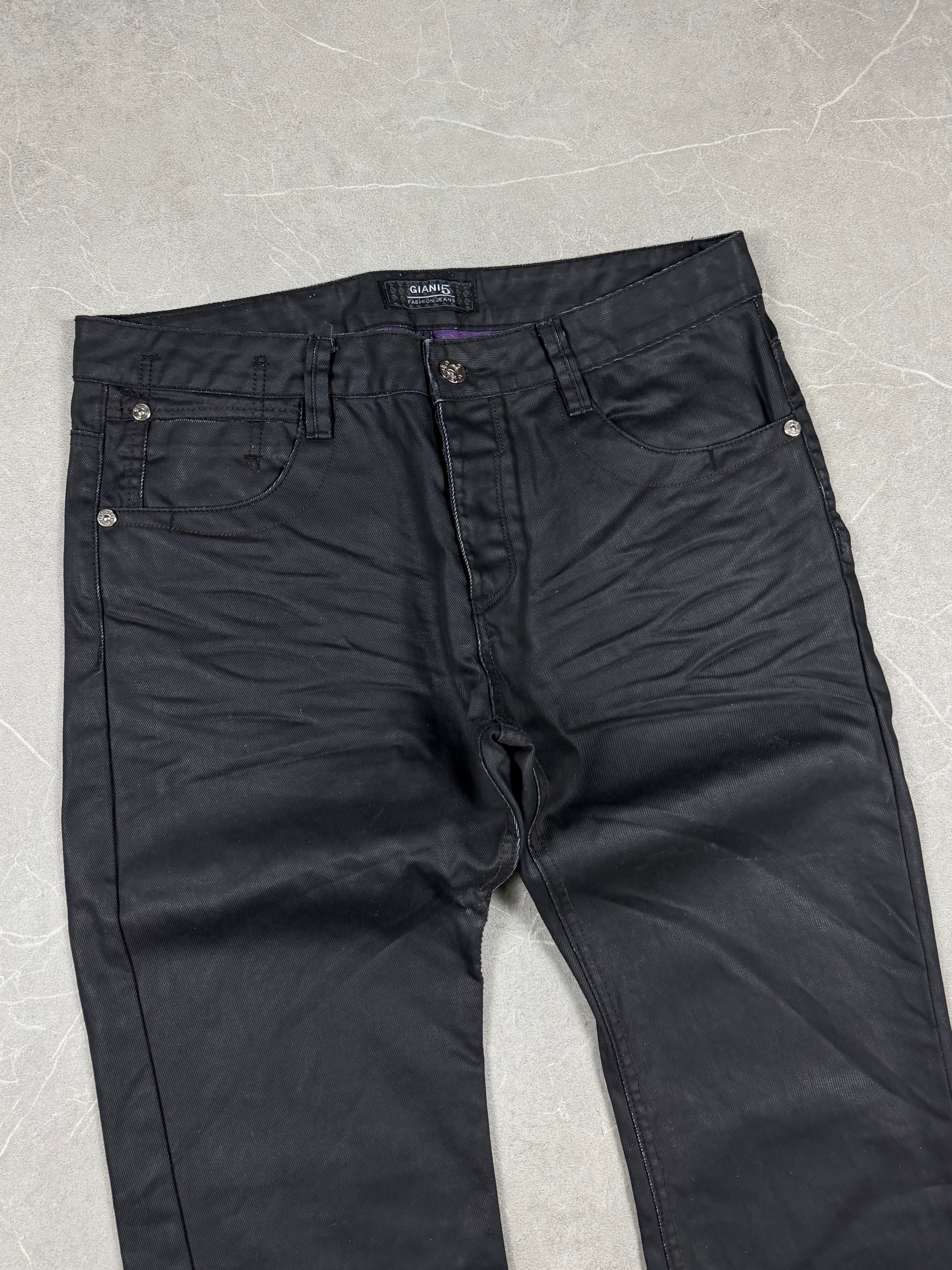 Vintage waxed look Slim Jeans (L)