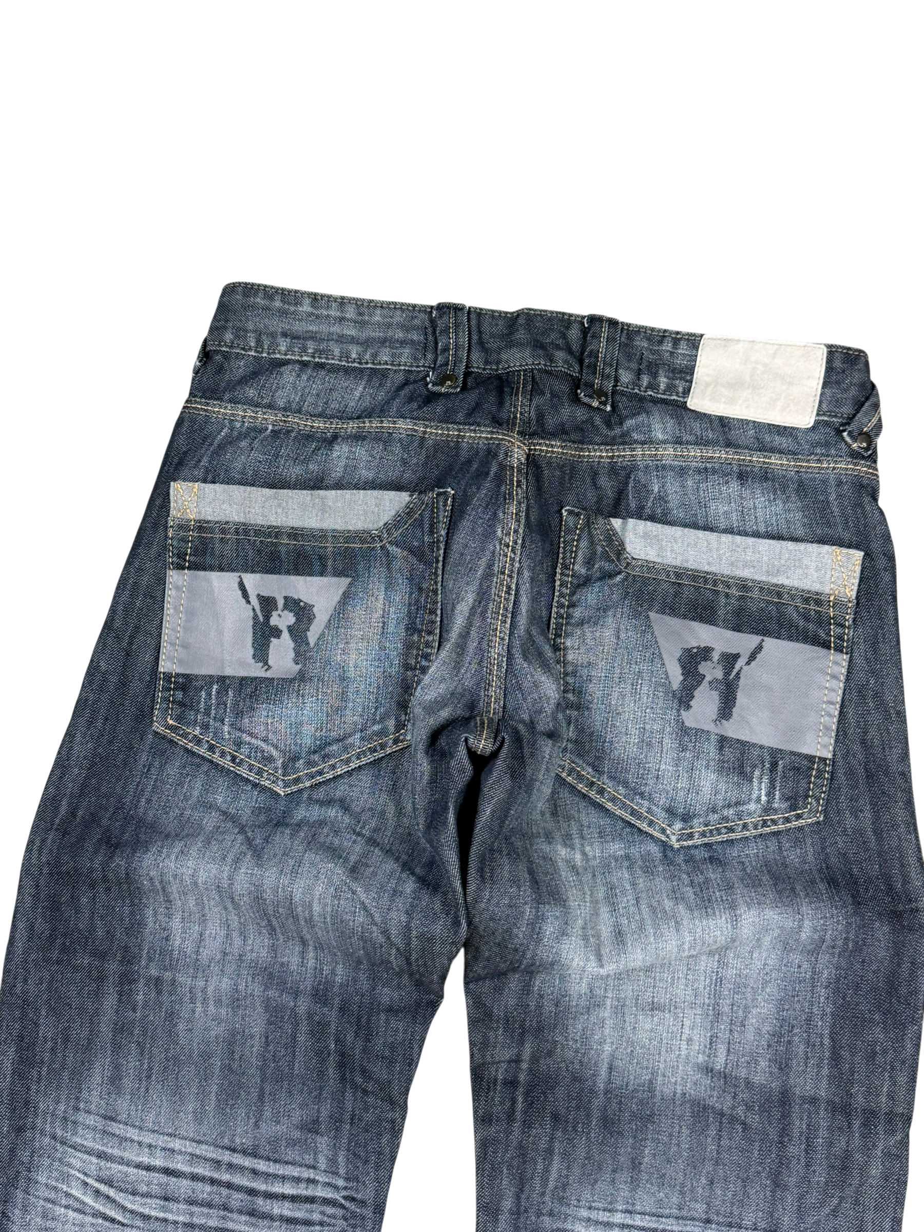 Ultra washed Straightfit Jeans (XXS)