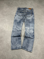 Vintage Washed Straight Jeans (XL)