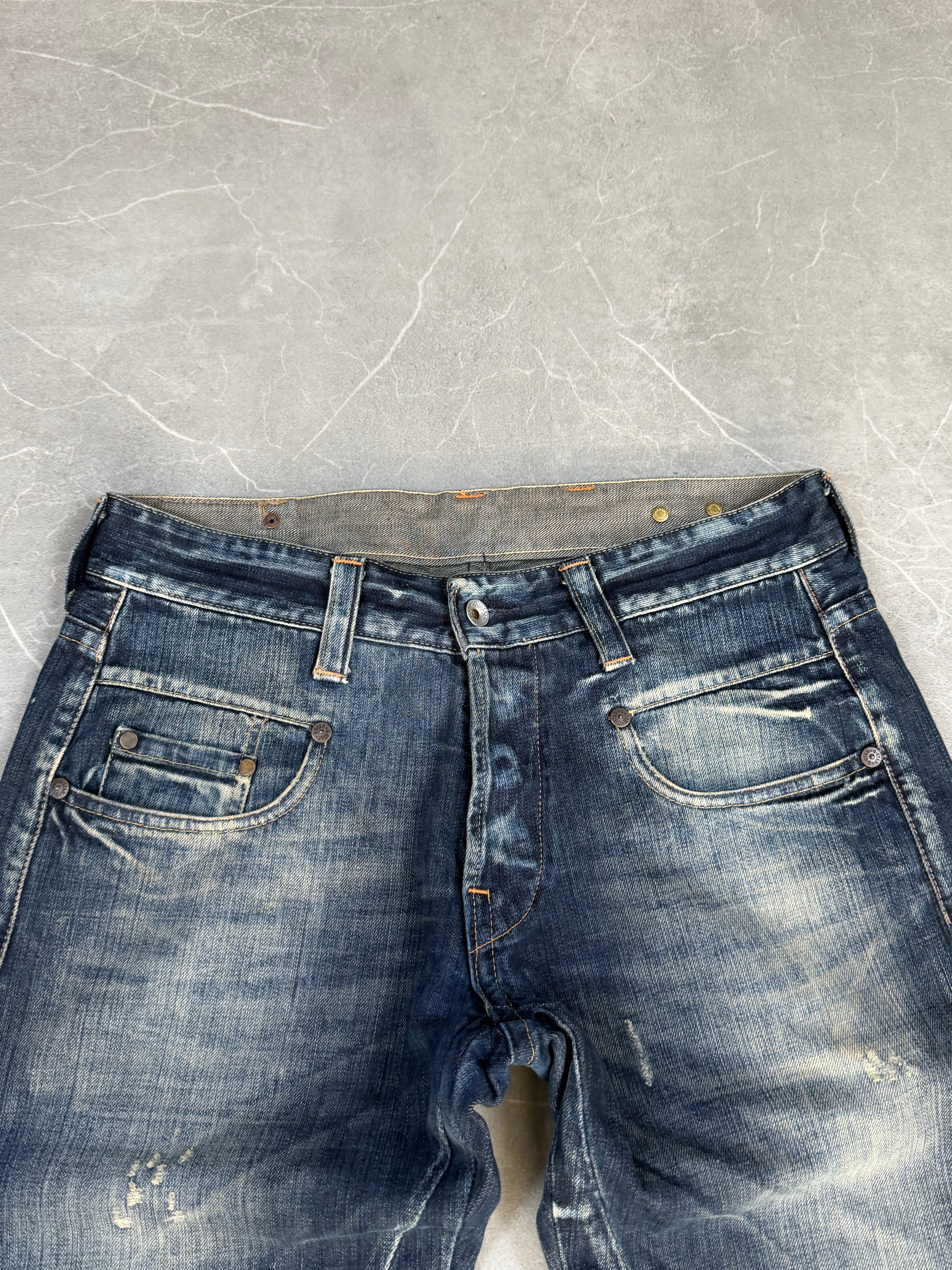 G-Star Washed Big Logo Jeans (M)