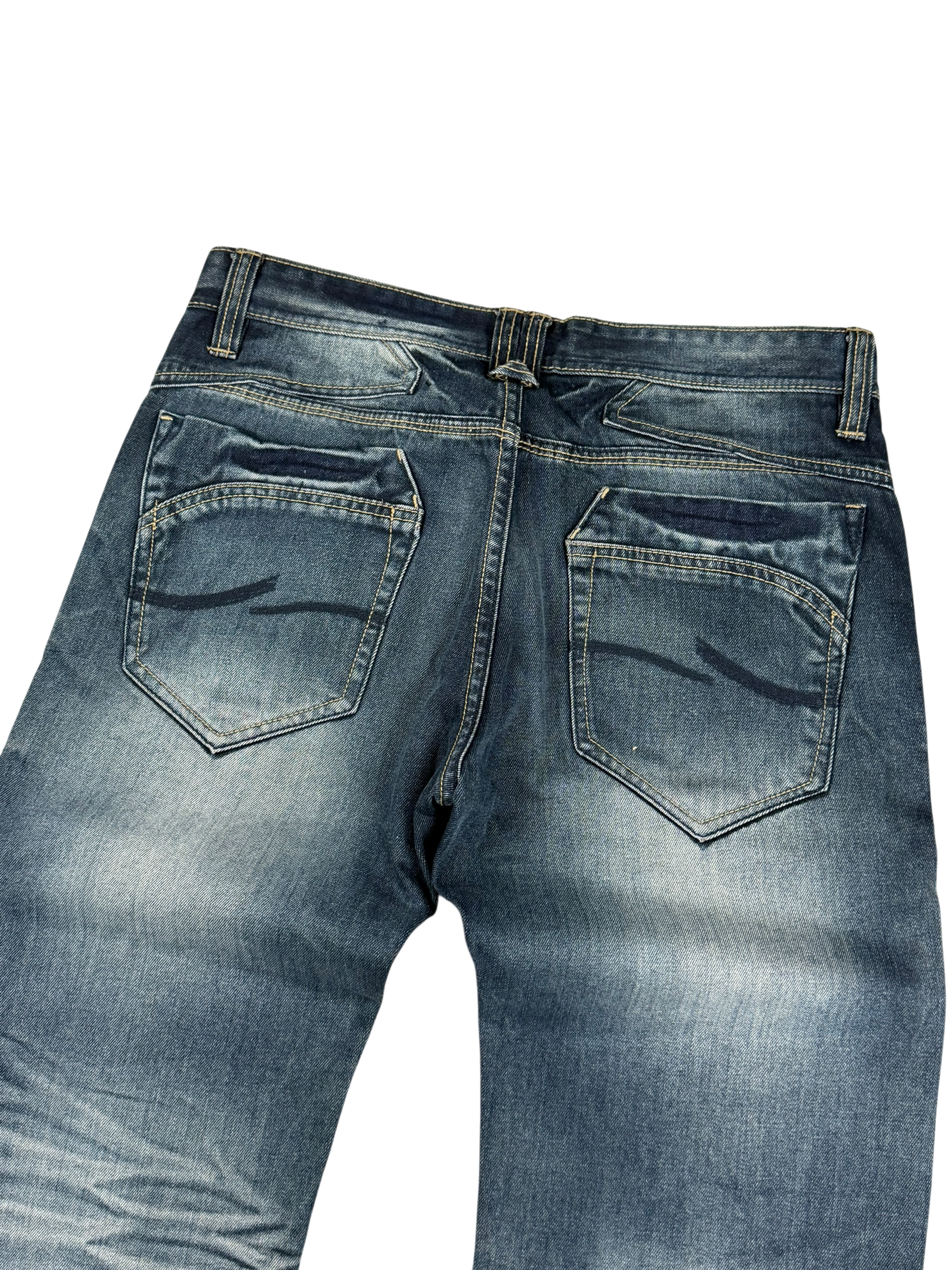 Crazy washed Straightfit Jeans (M)