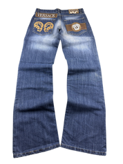 Versace vintage Big Logo Bootcut Jeans (M)