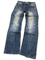 Washed Bootcut Jeans (S-M)