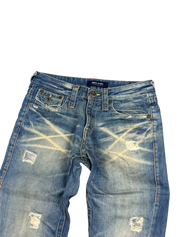 Washed Bootcut Jeans (XS)