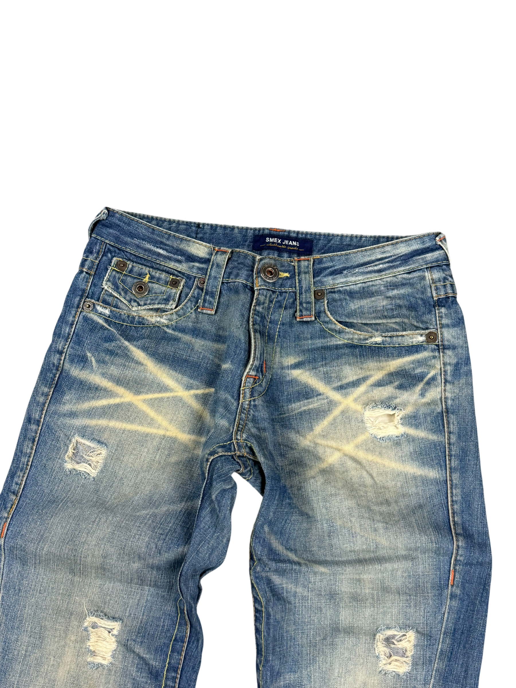 Washed Bootcut Jeans (XS)