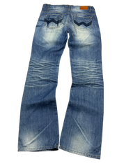 Crazy Washed Bootcut Jeans (S)