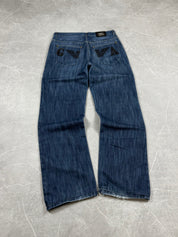 Armani Baggie Big Logo Jeans (M)