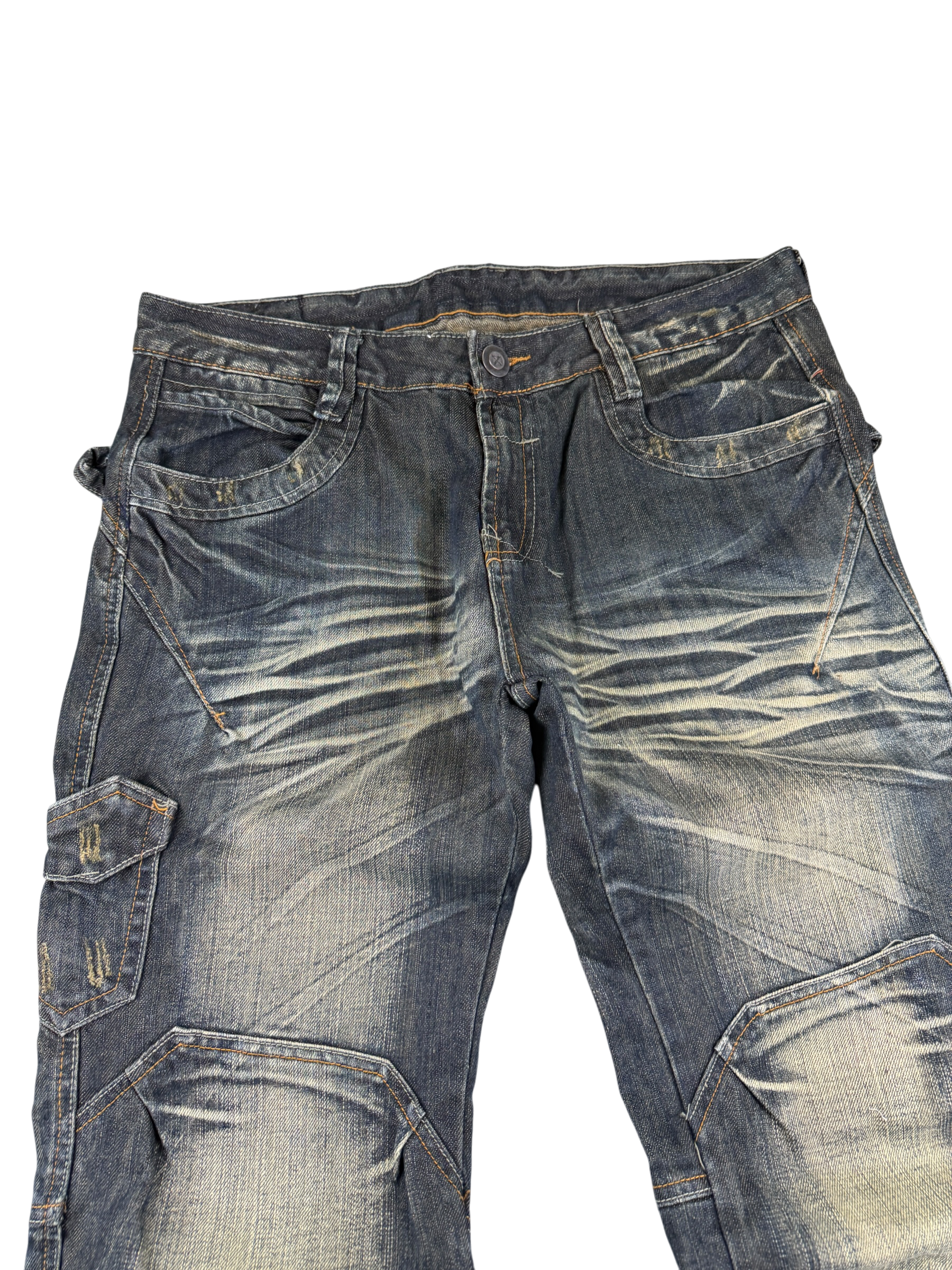 Crazy washed Bootcut Jeans (M-L)