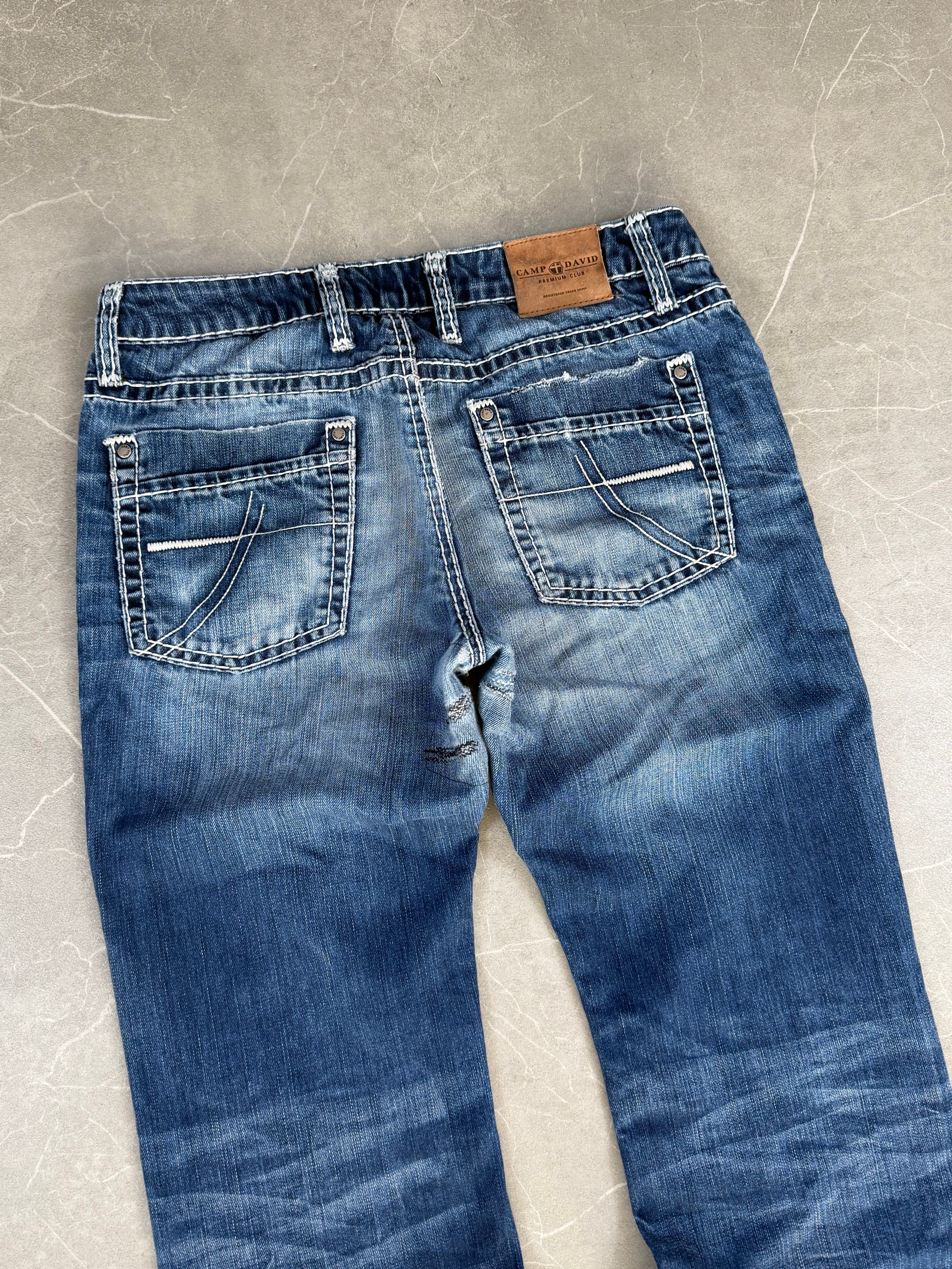 Camp David washed Bootcut Jeans (S)