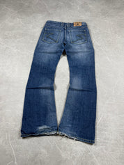 Vintage Washed Bootcut Jeans (M)