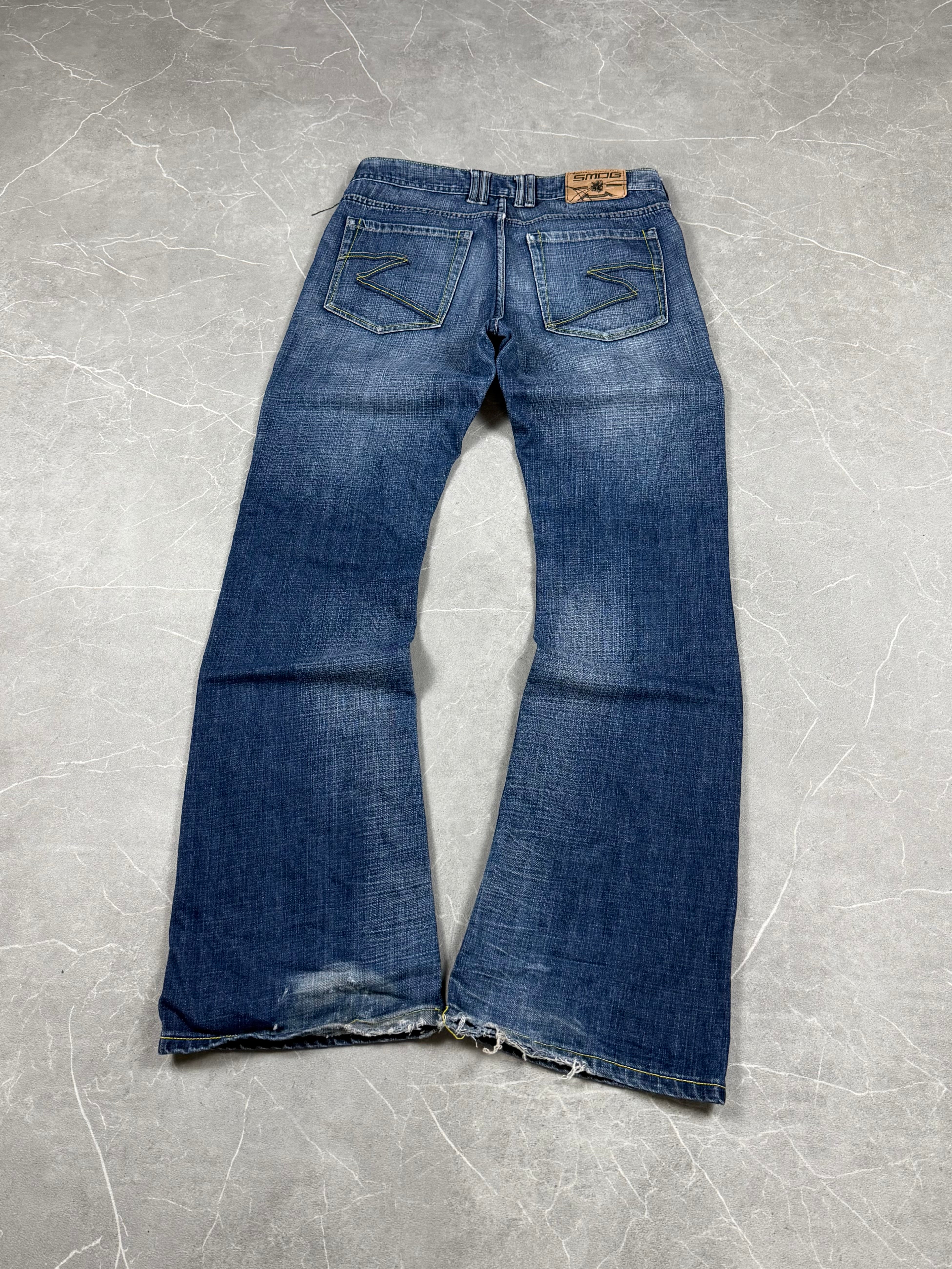 Vintage Washed Bootcut Jeans (M)