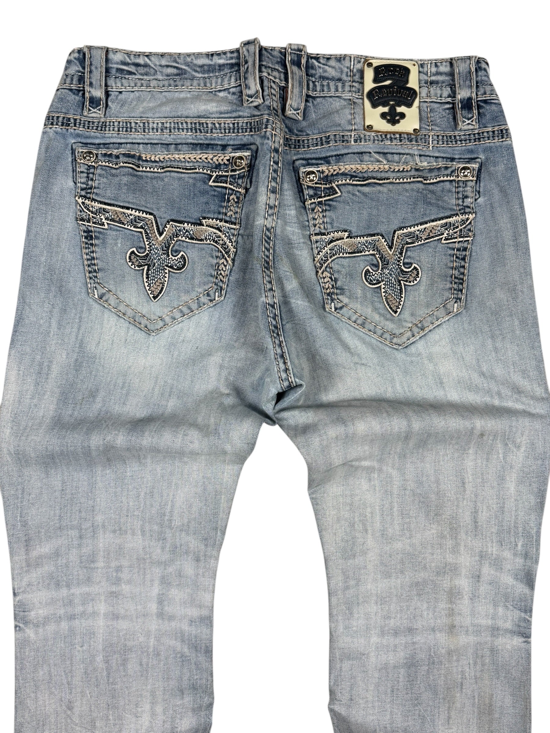 Rock Revival Straight-Fit Jeans (L)
